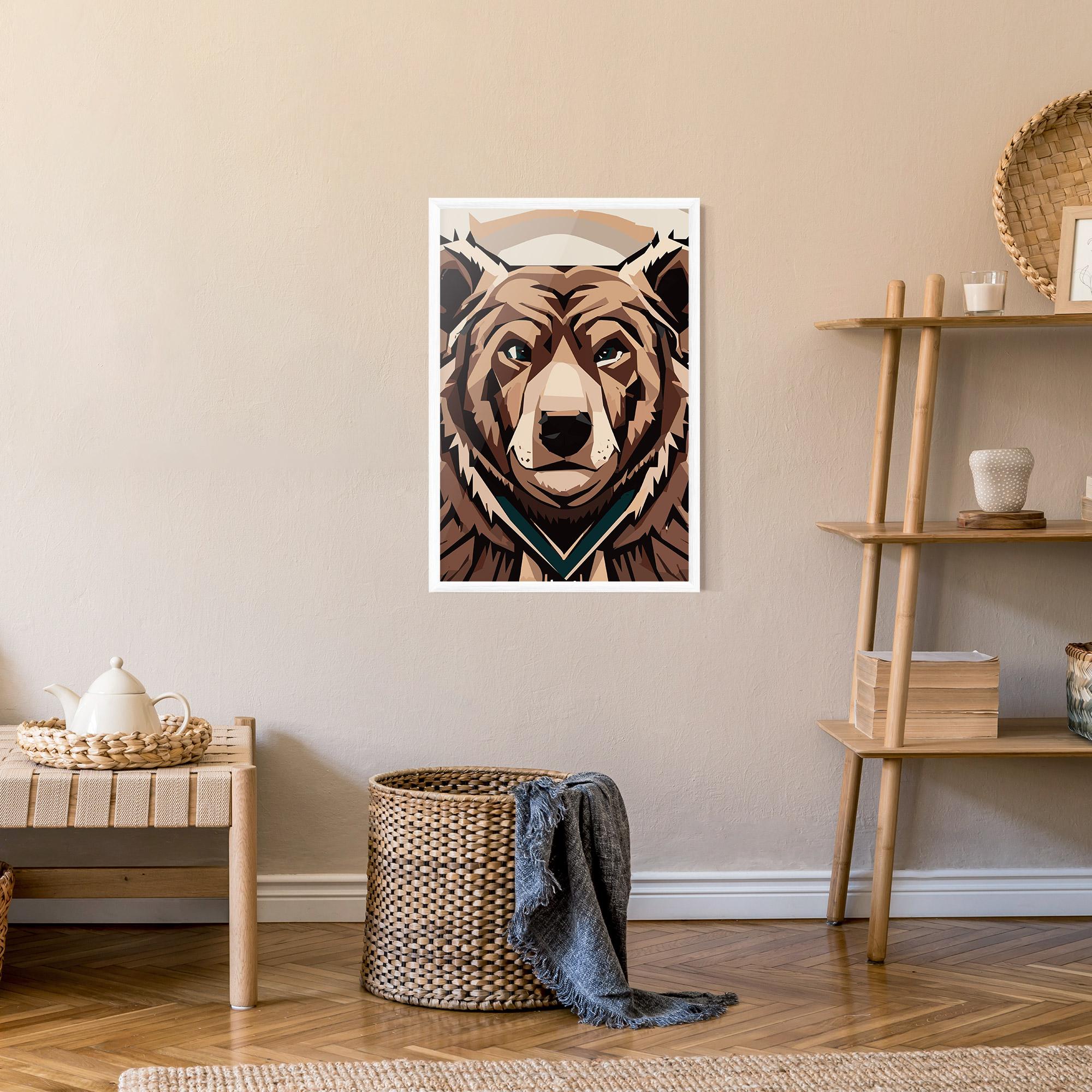 Рамкиран постер Grizzly Art mockup 9