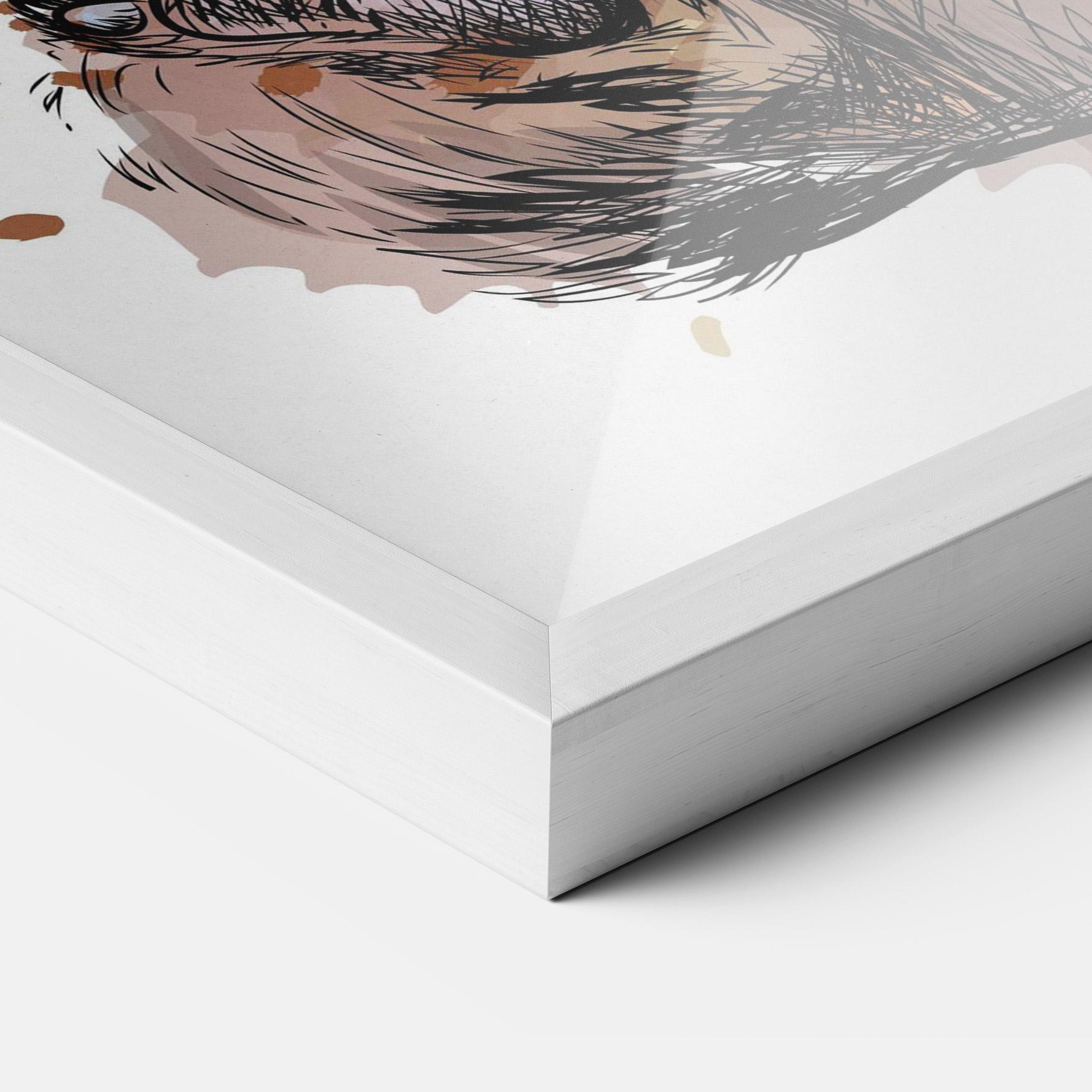 Рамкиран постер Butterfly Bear mockup 3