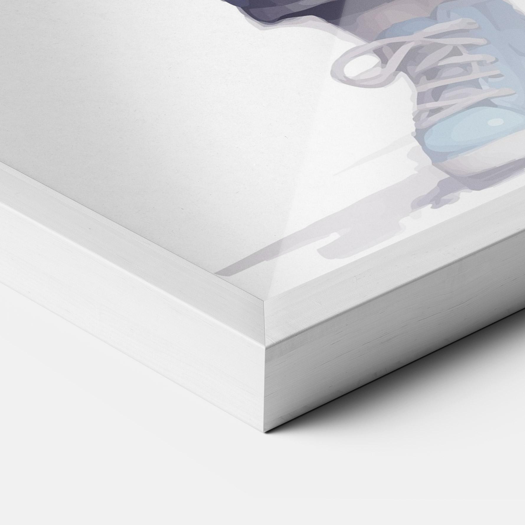 Рамкиран постер Glasses Bear mockup 3