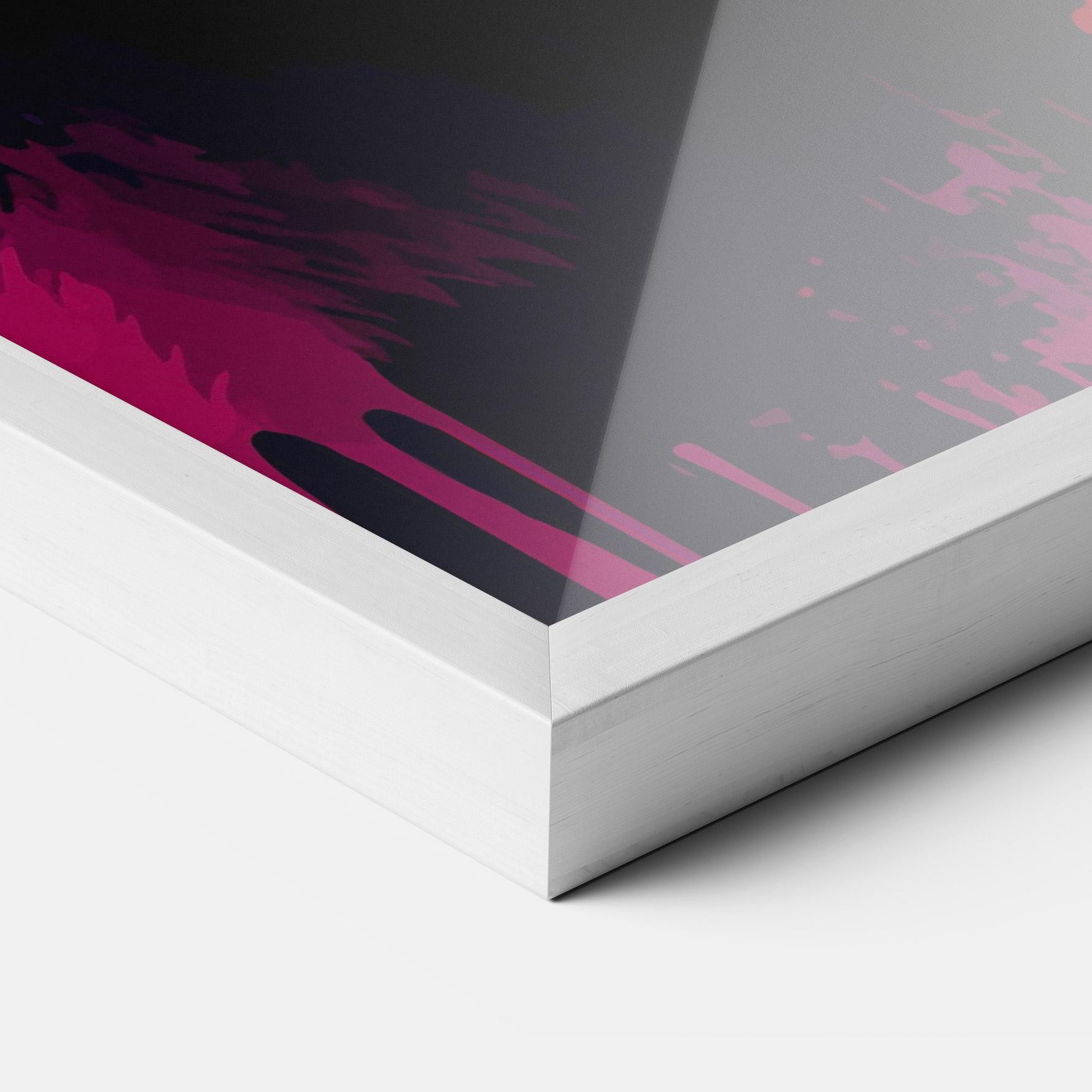 Рамкиран постер Panda Color Art mockup 3