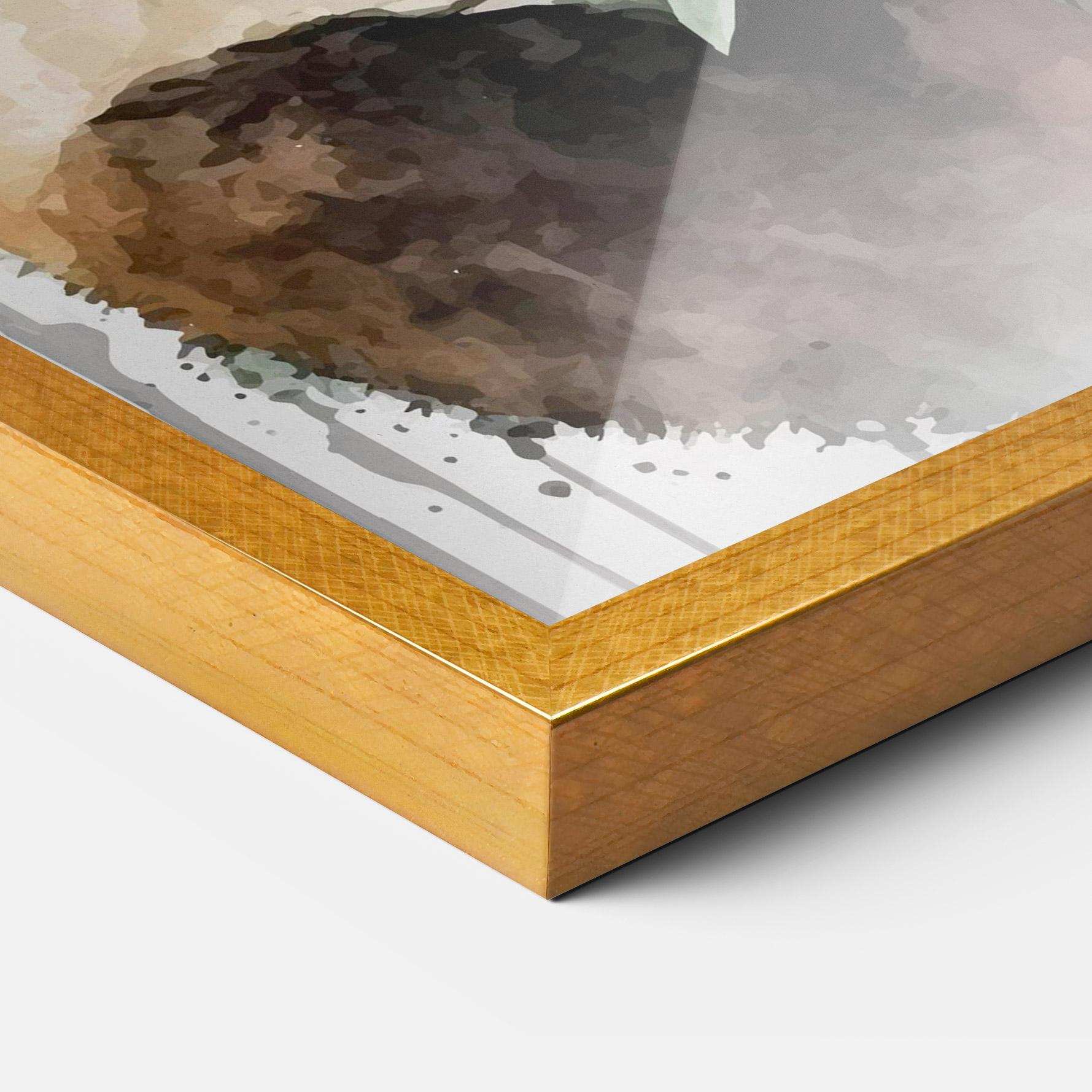 Рамкиран постер Red Flower Panda mockup 3