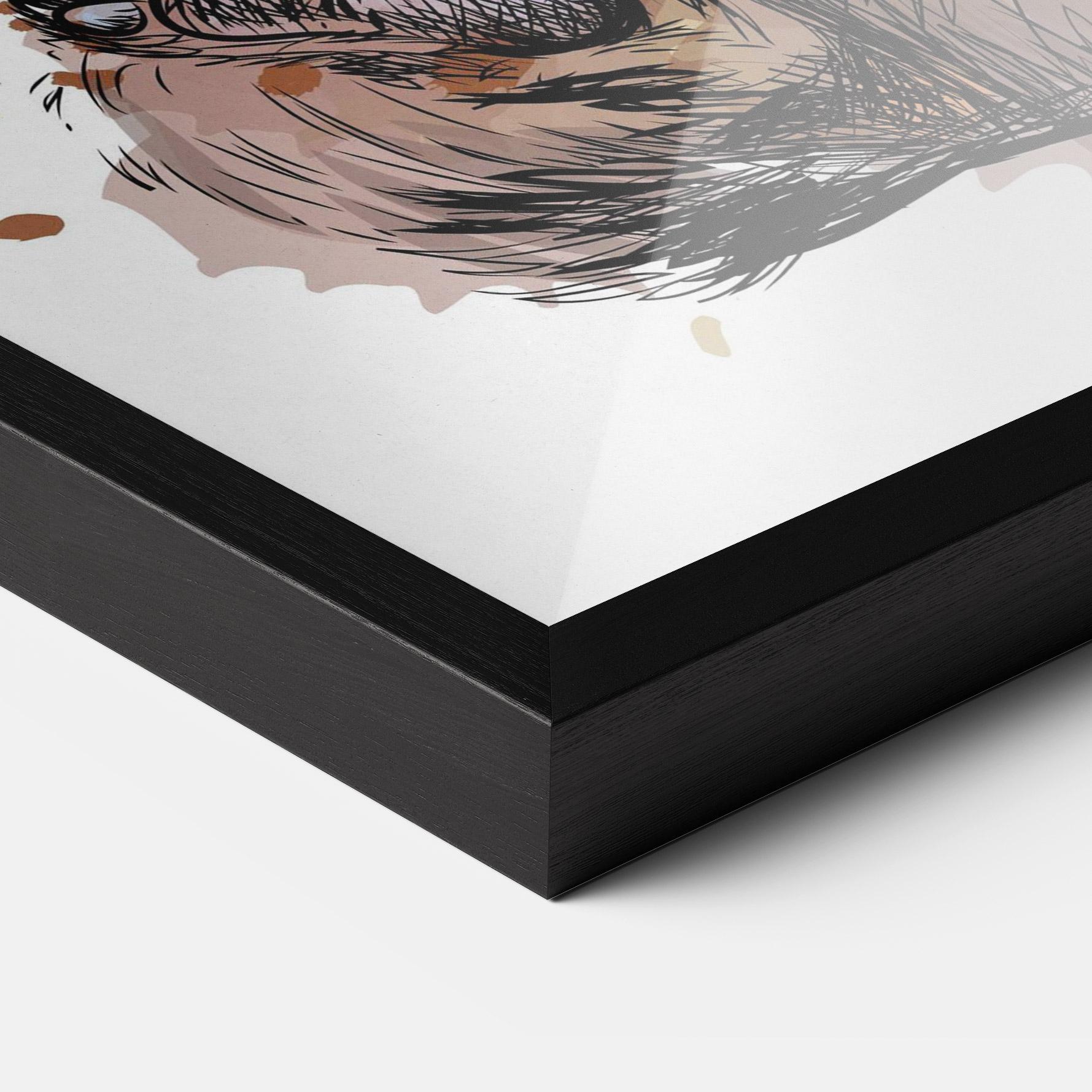 Рамкиран постер Butterfly Bear mockup 3