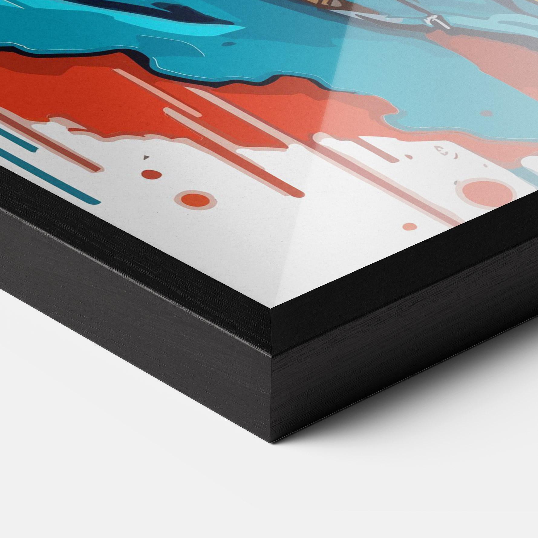 Рамкиран постер Music Panda mockup 3