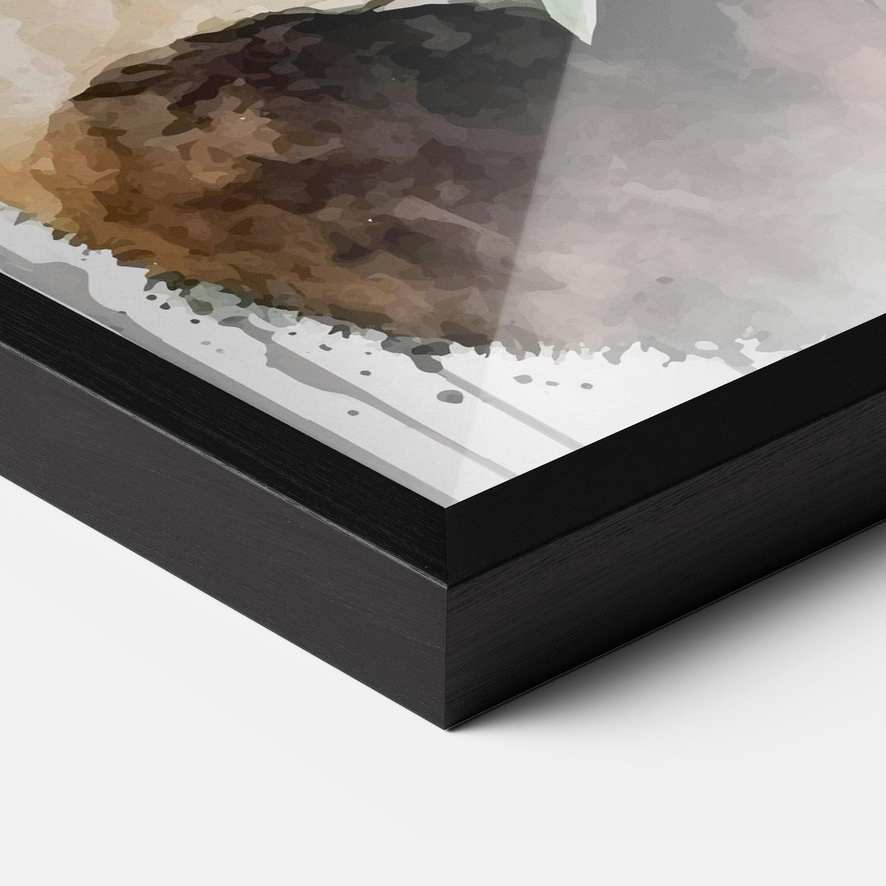 Рамкиран постер Red Flower Panda mockup 3