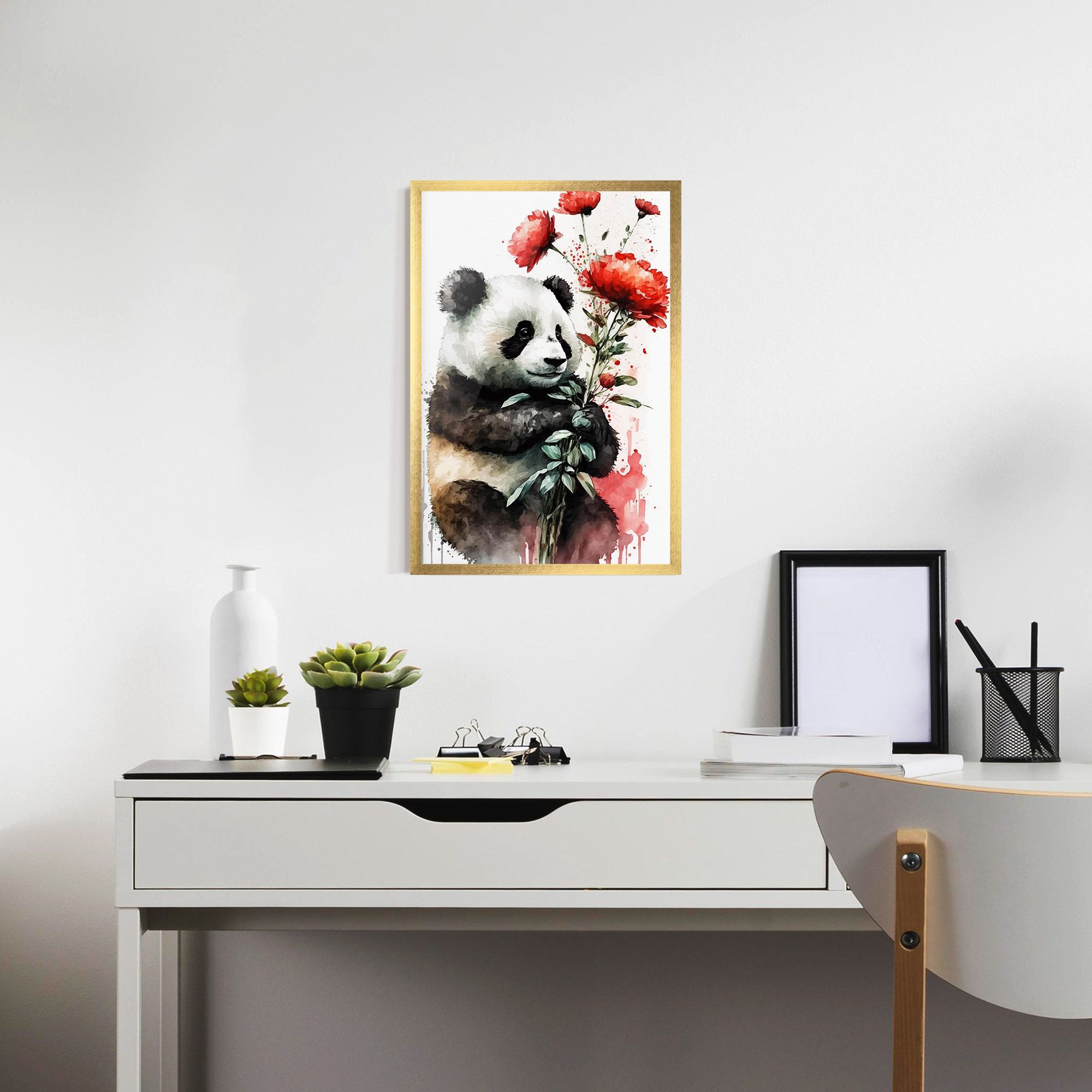 Red Flower Panda mockup 7