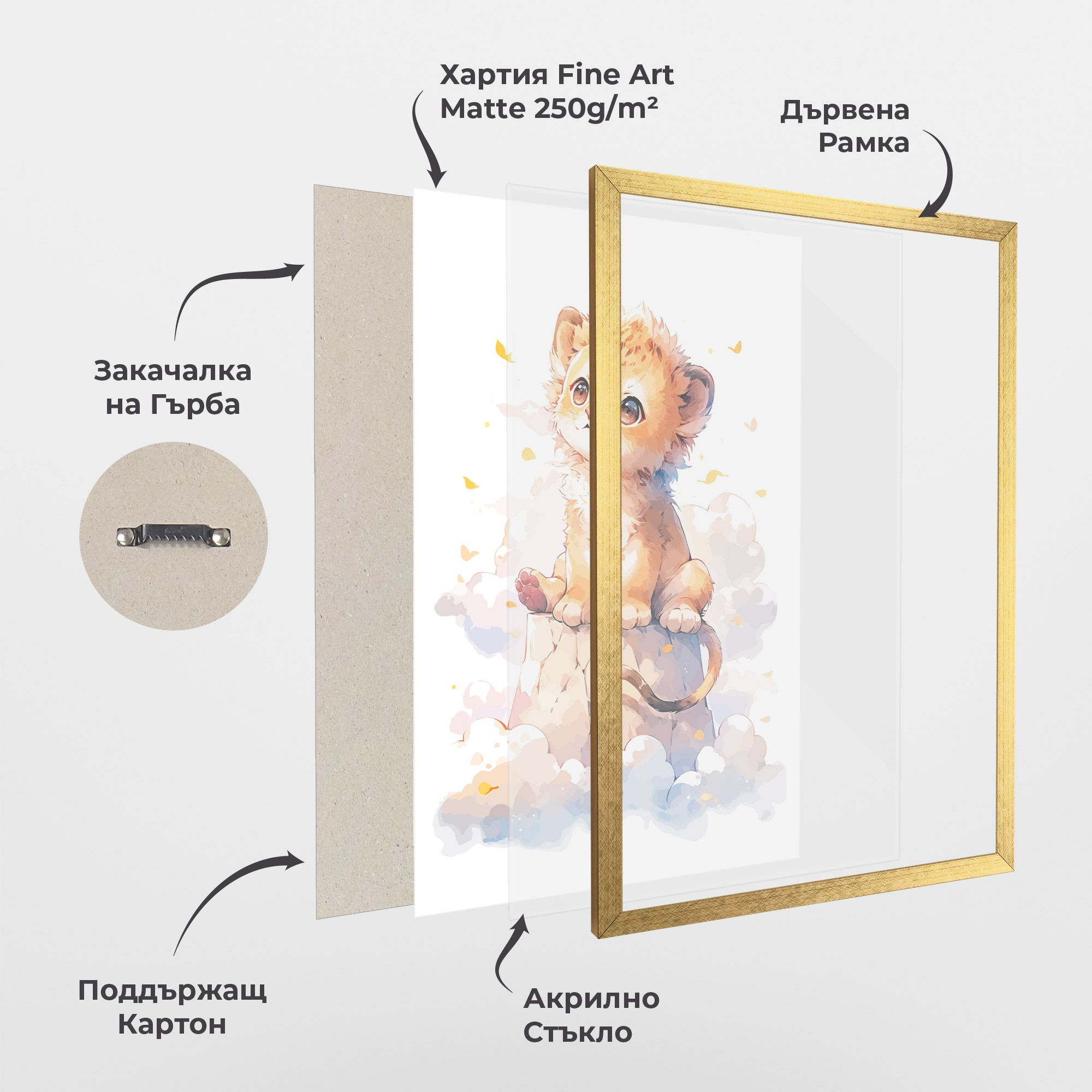 Cute Cloud Lion mockup 1