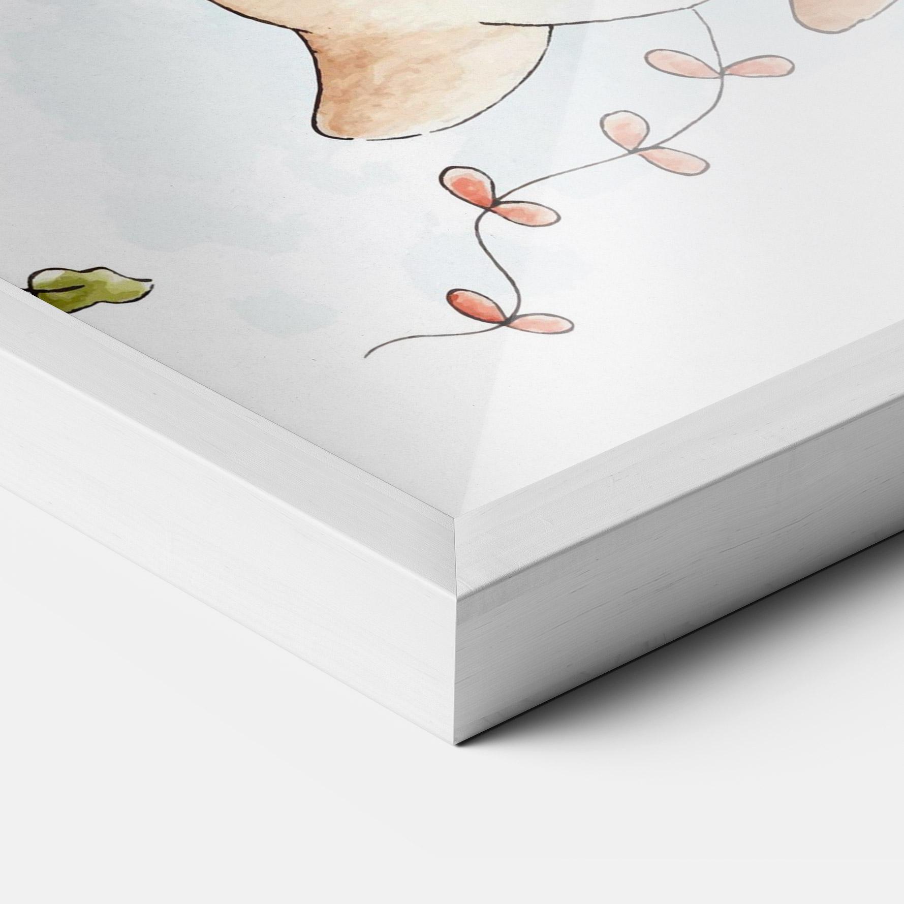 Рамкиран постер Cute Couple Rabbit mockup 3