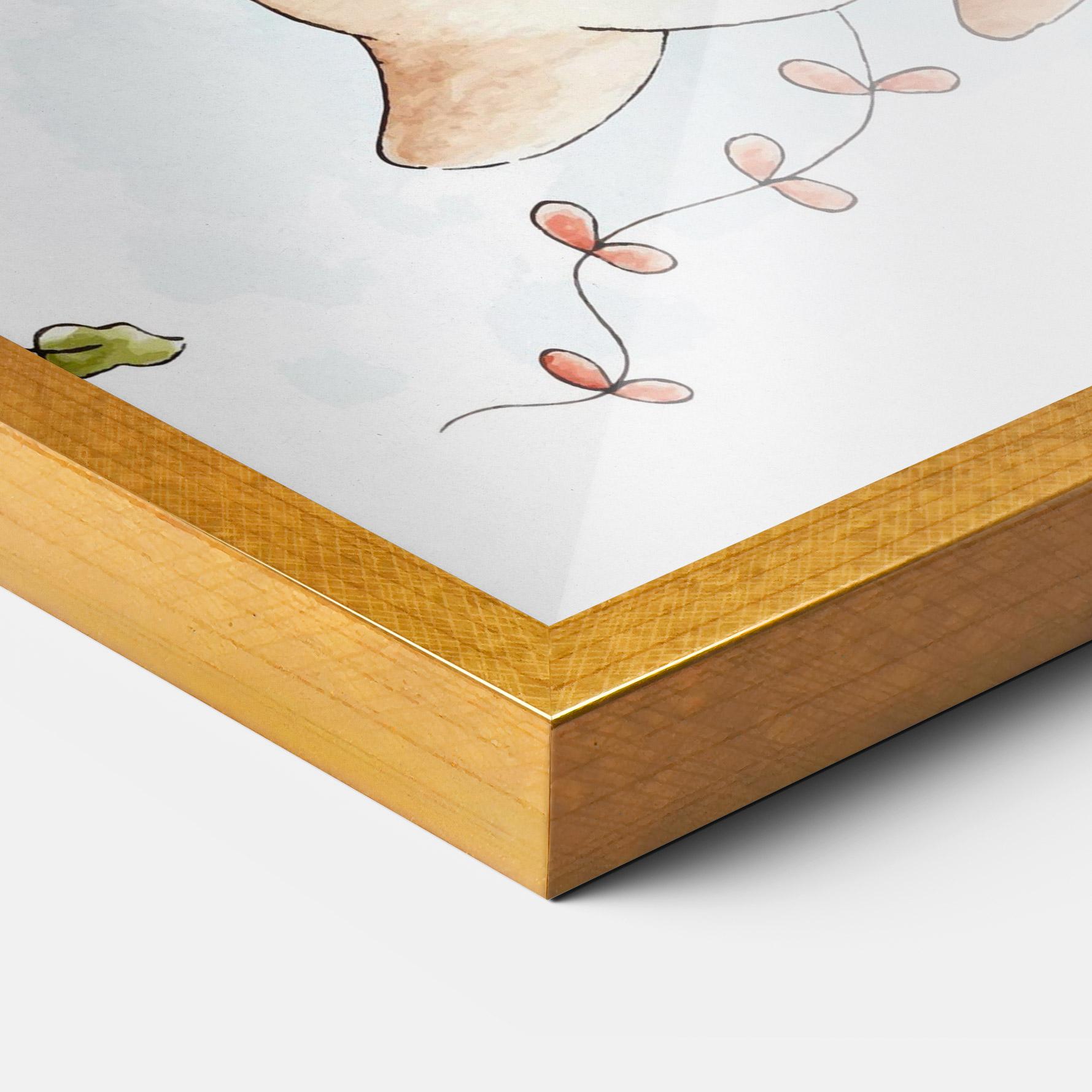 Рамкиран постер Cute Couple Rabbit mockup 3