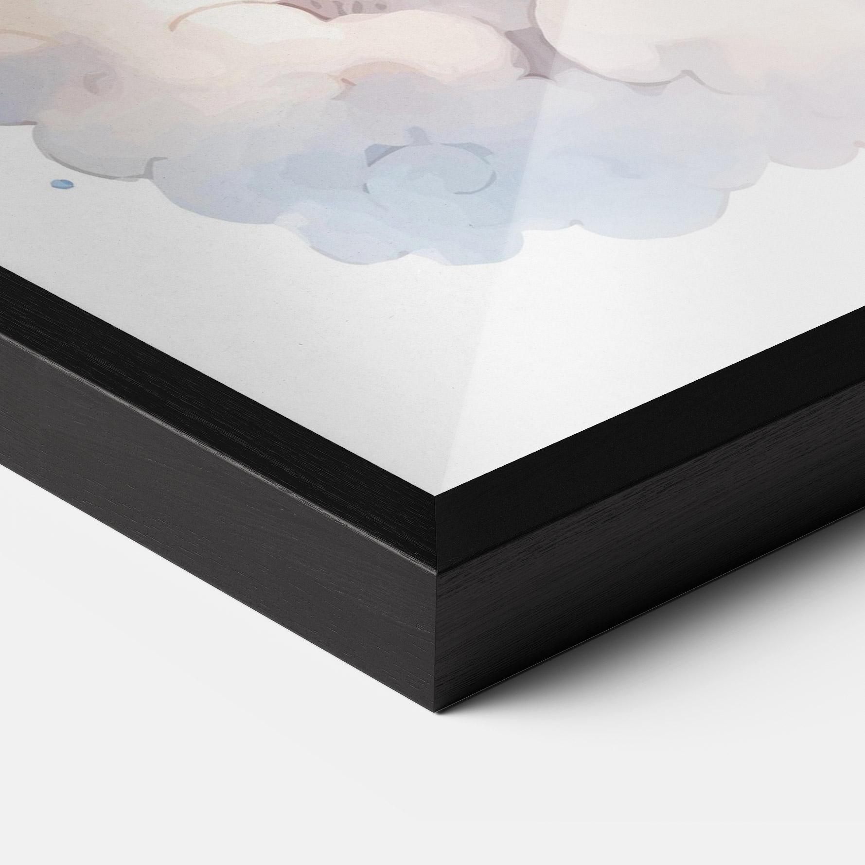 Рамкиран постер Cute Baby Giraffe mockup 3