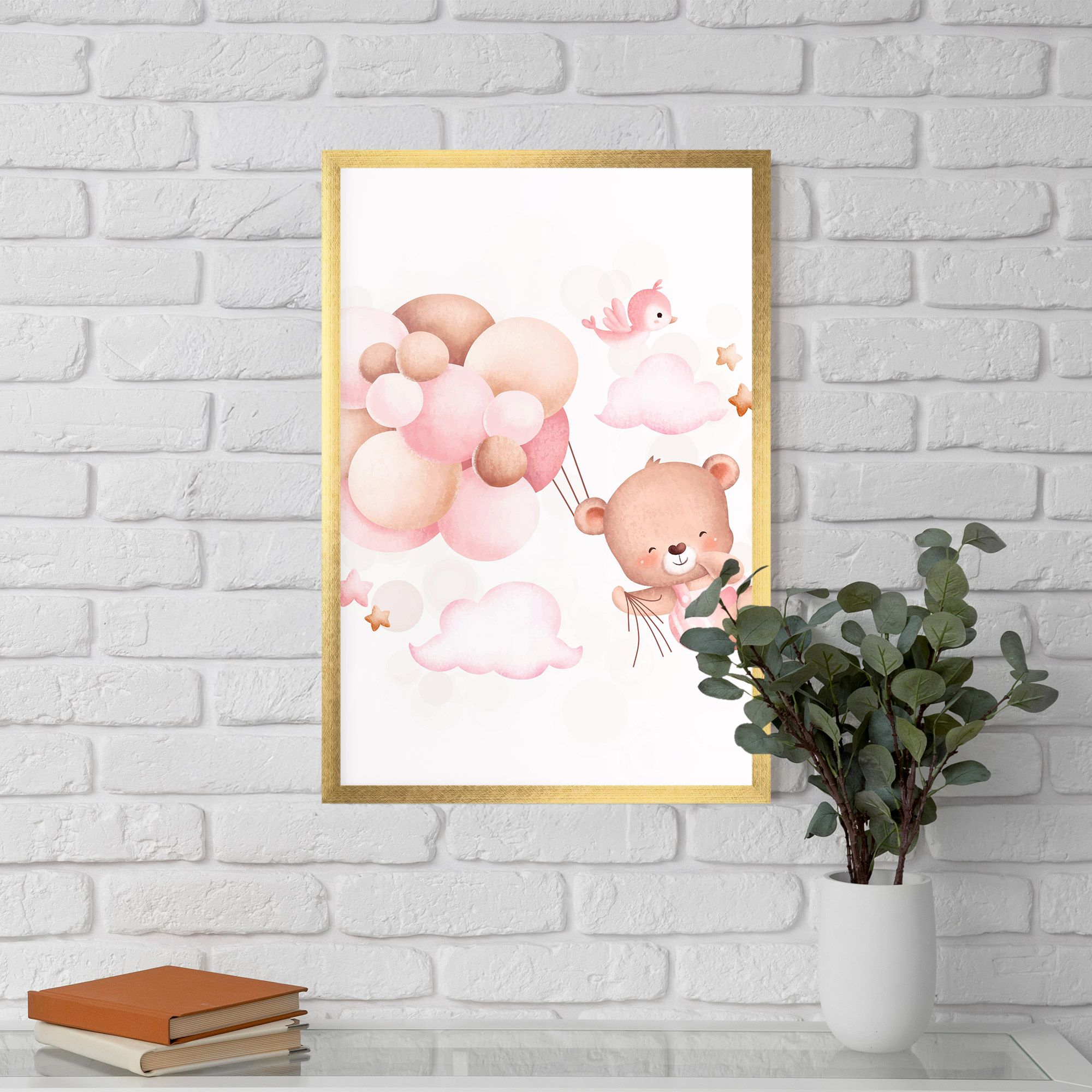 Pink Bear Balloons mockup 5