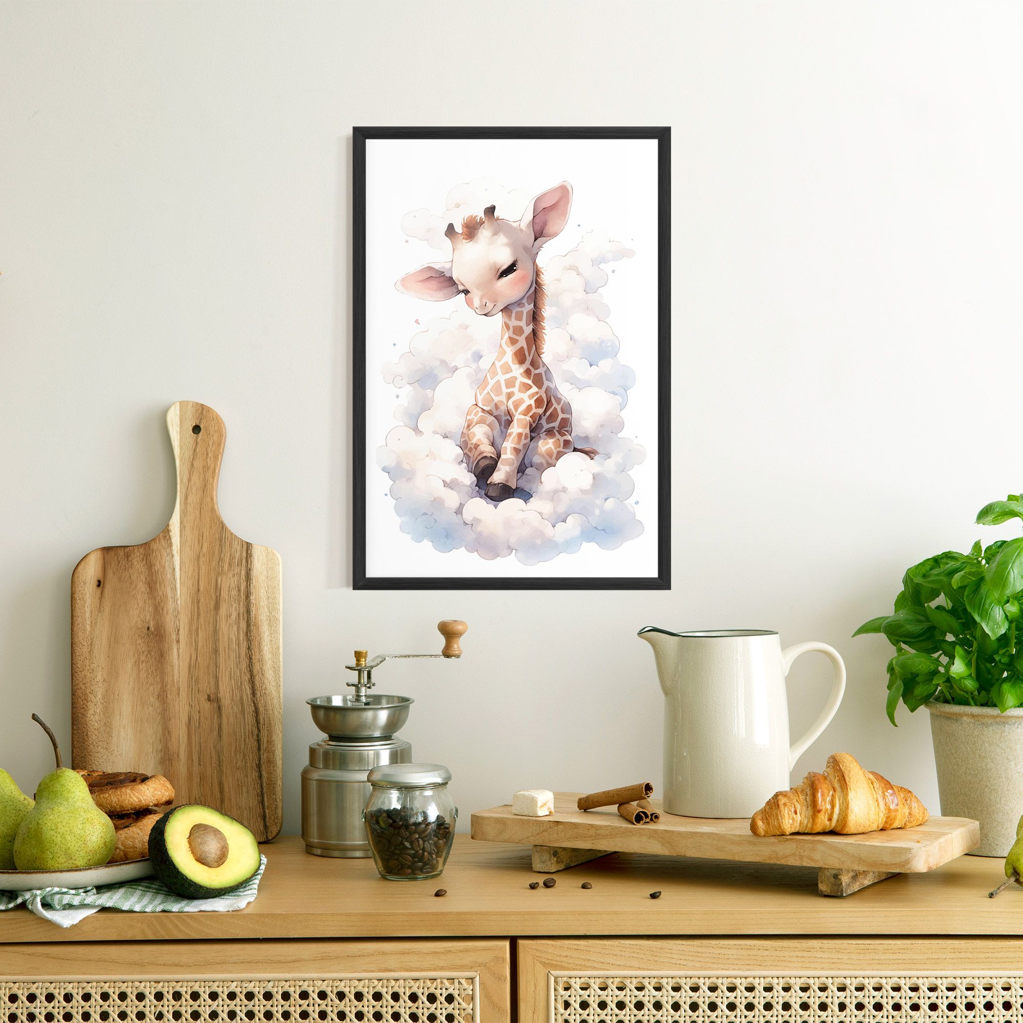 Cute Baby Giraffe mockup 8