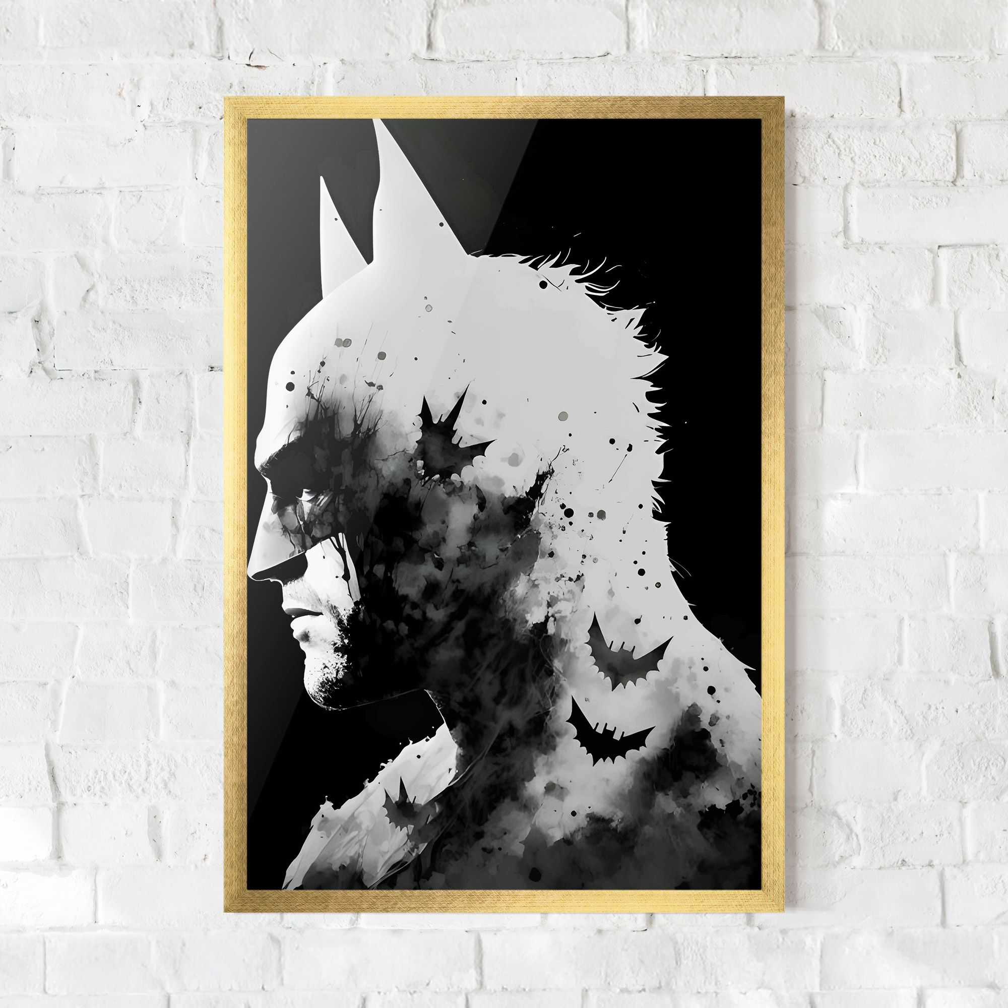 Black White Batman mockup 0