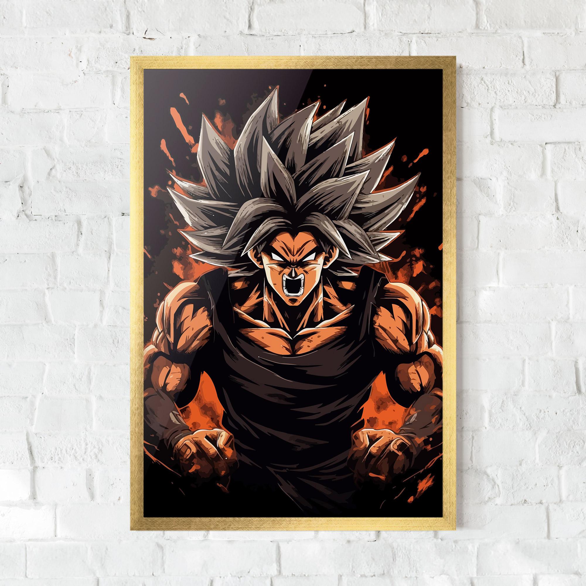 Рамкиран постер Goku mockup 0