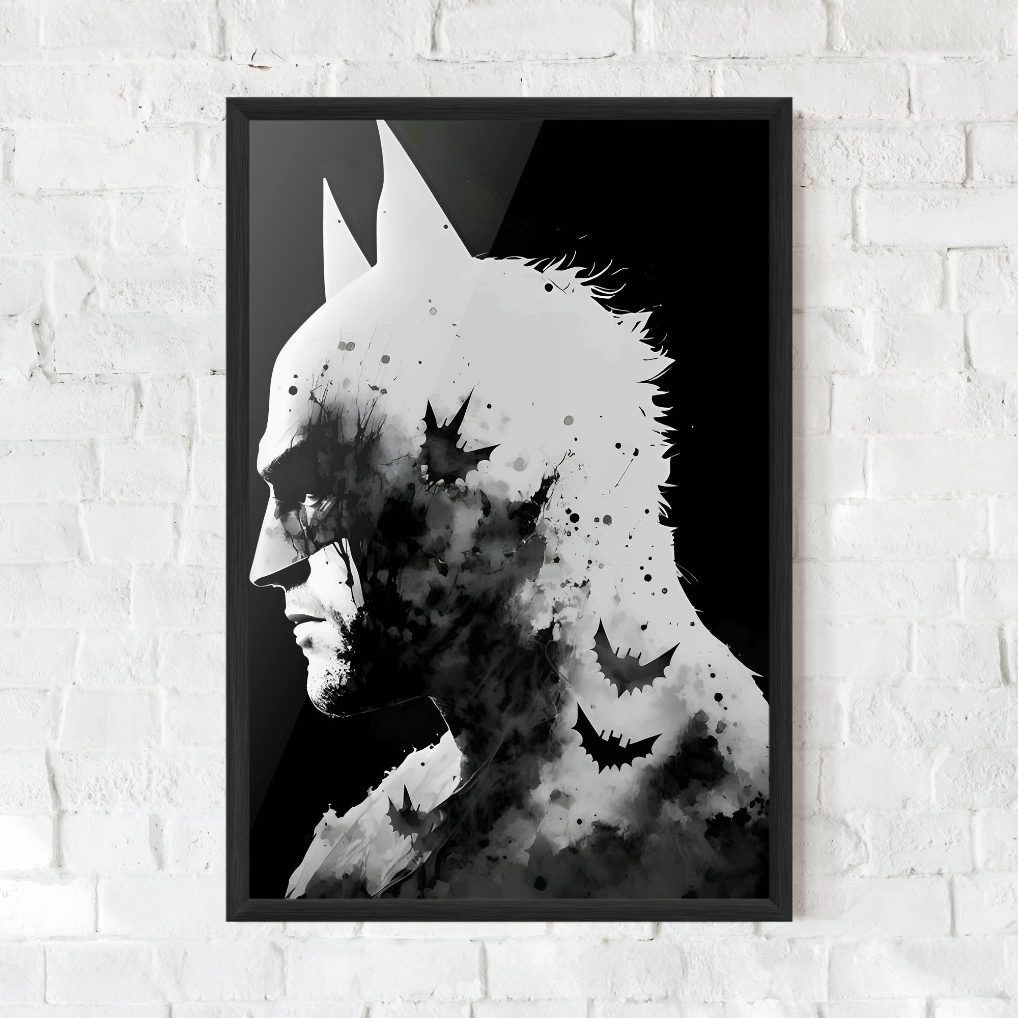 Black White Batman mockup 0