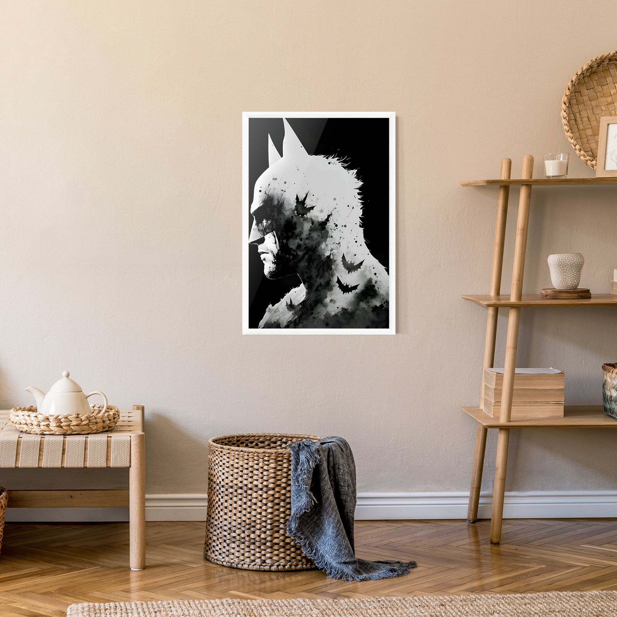 Black White Batman mockup 9