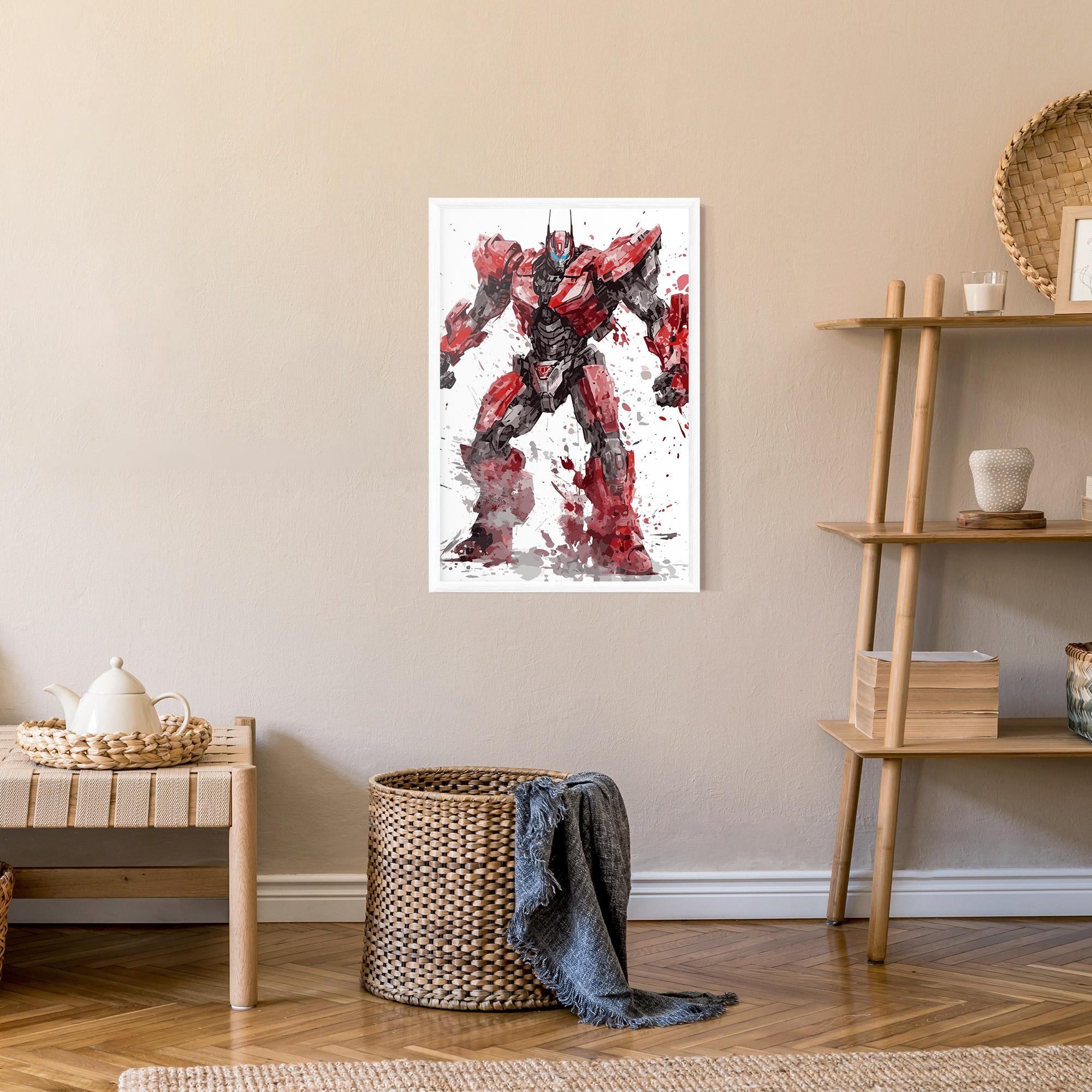 Рамкиран постер Red Sentinel Prime mockup 9
