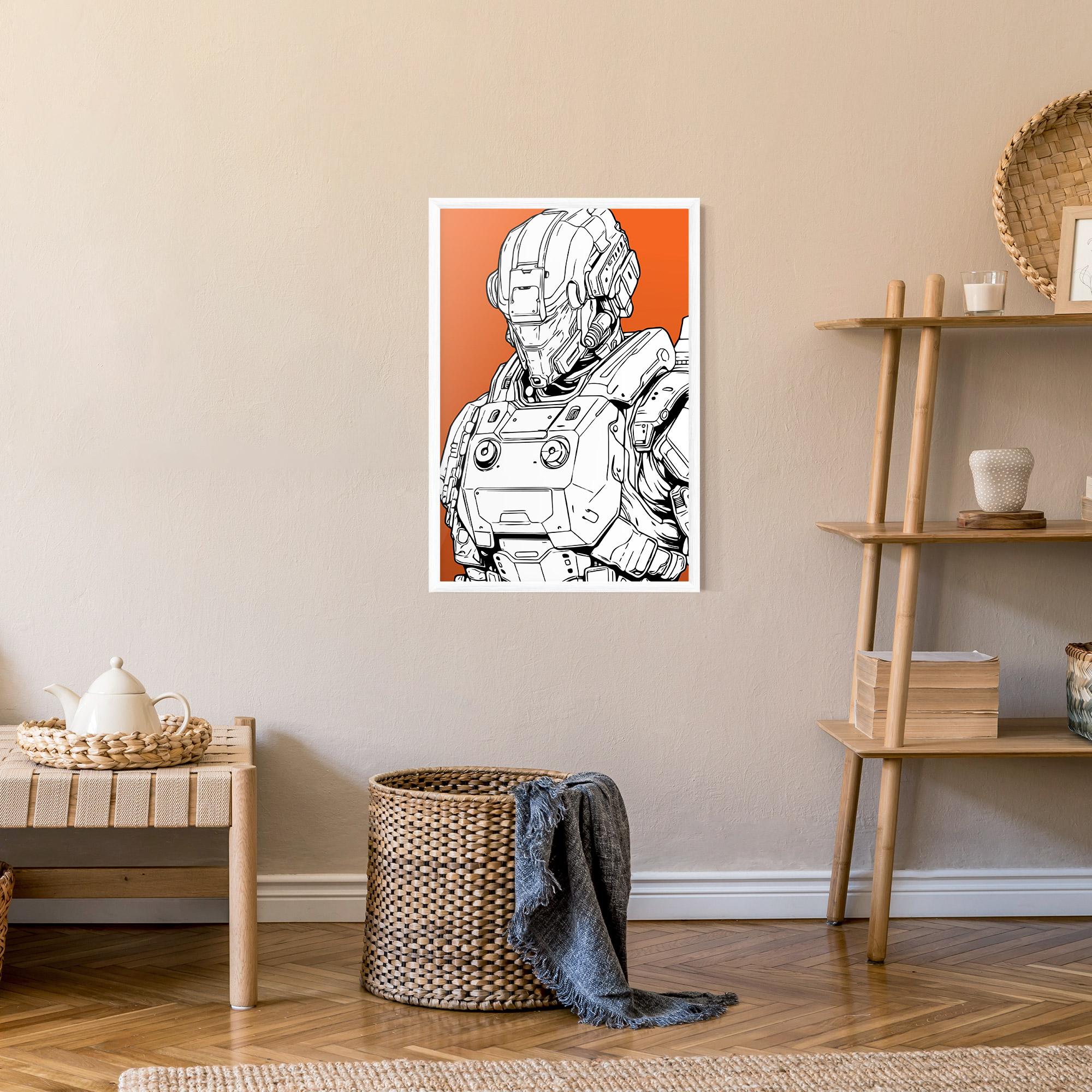 Рамкиран постер Robotech Armor mockup 9