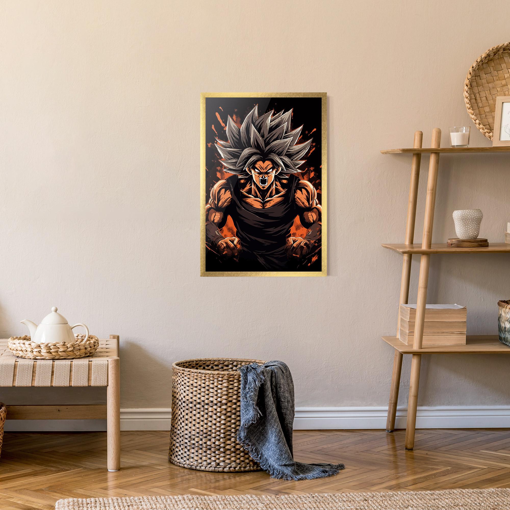 Рамкиран постер Goku mockup 9