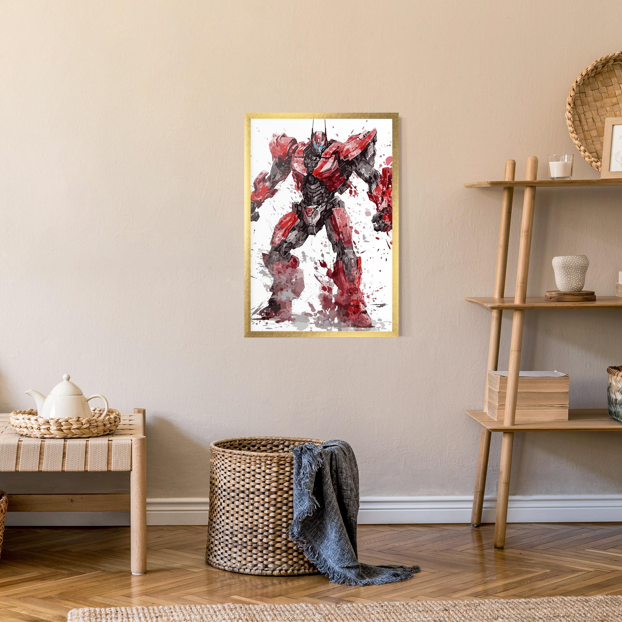 Рамкиран постер Red Sentinel Prime mockup 9