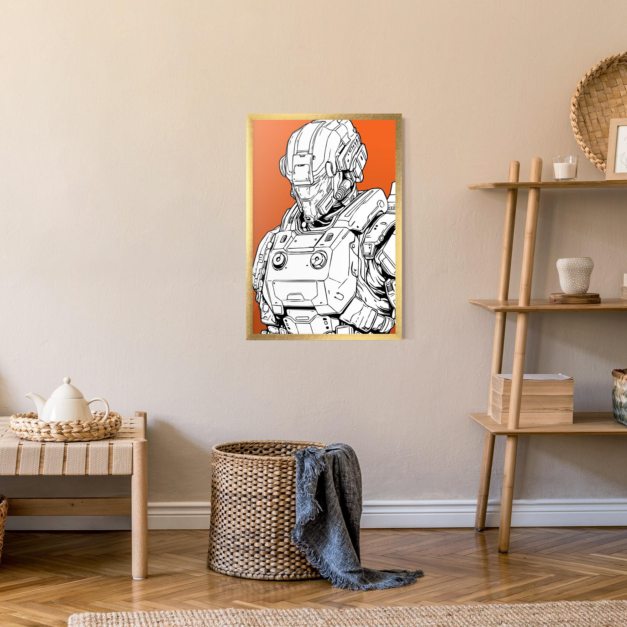 Рамкиран постер Robotech Armor mockup 9