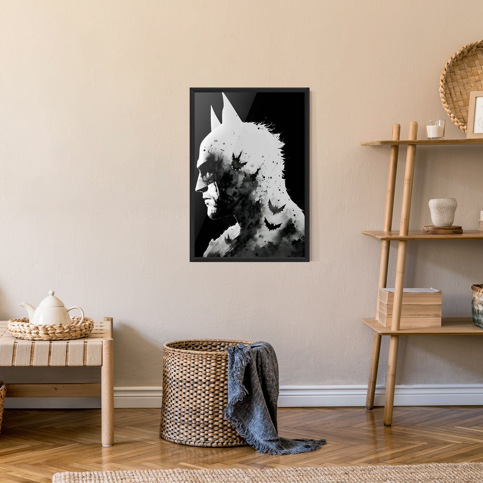 Black White Batman mockup 9