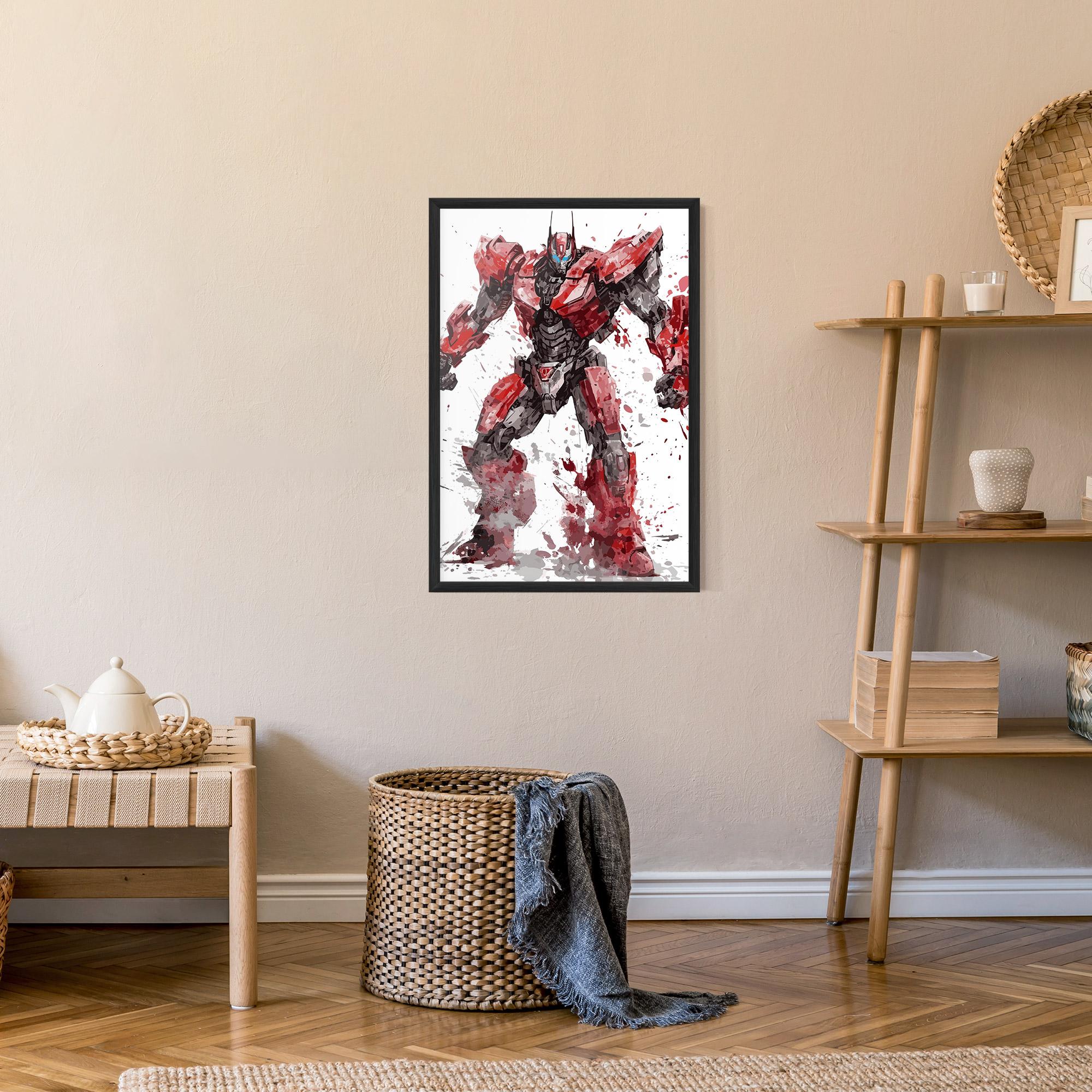 Рамкиран постер Red Sentinel Prime mockup 9