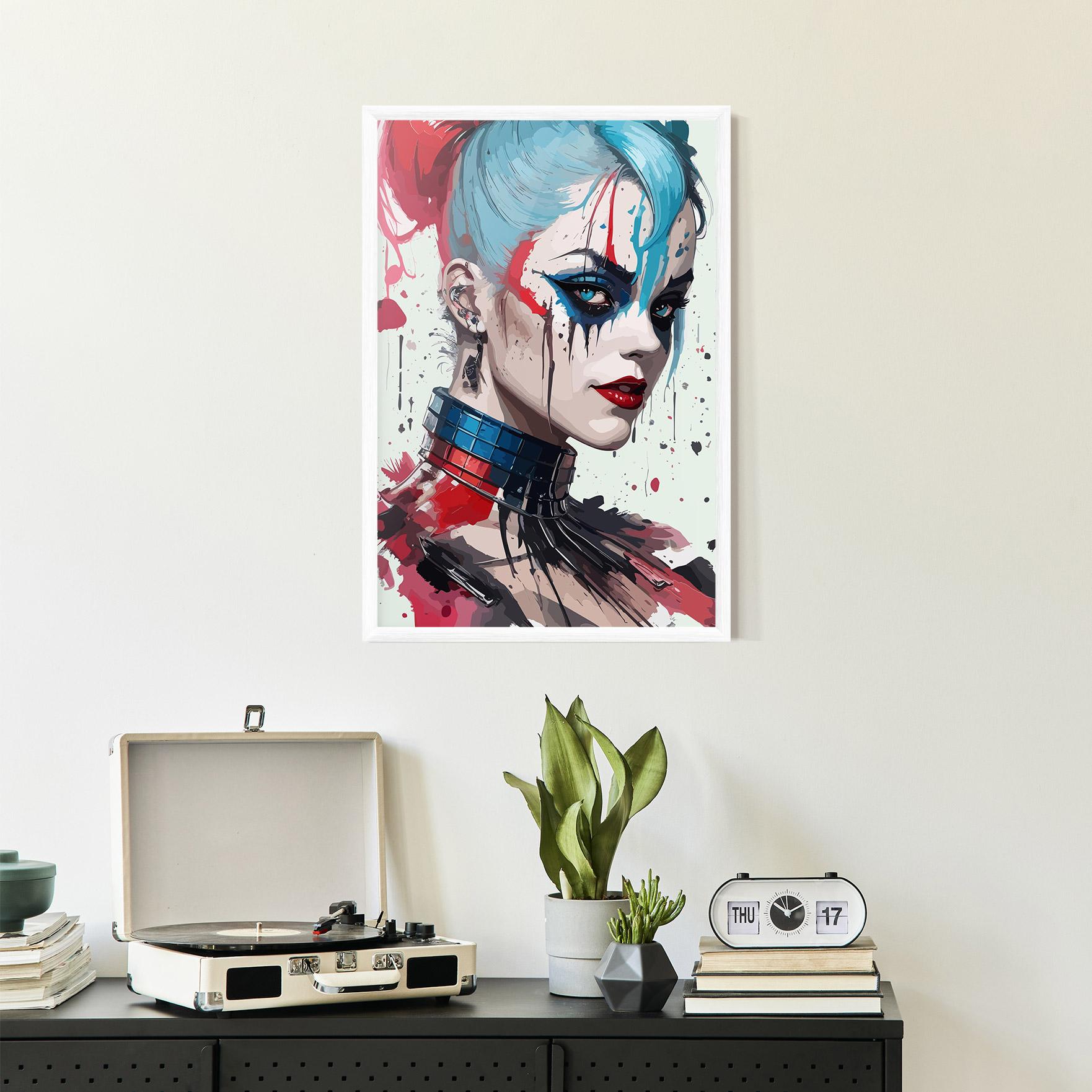 Рамкиран постер Art Harley Quin mockup 2