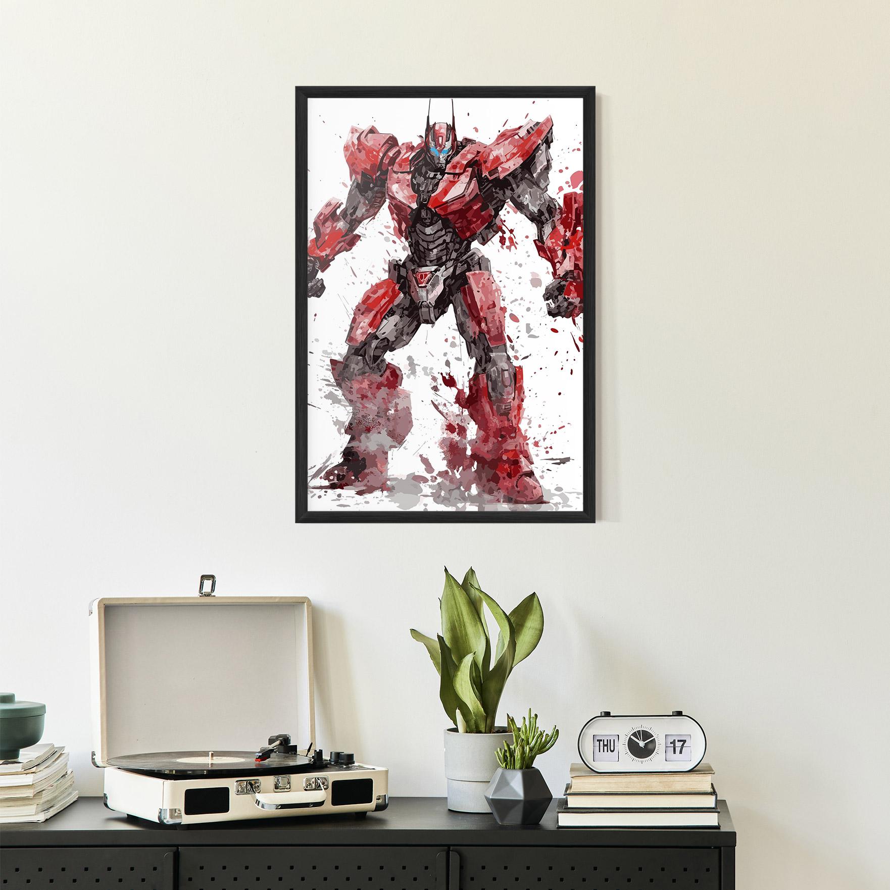 Рамкиран постер Red Sentinel Prime mockup 2