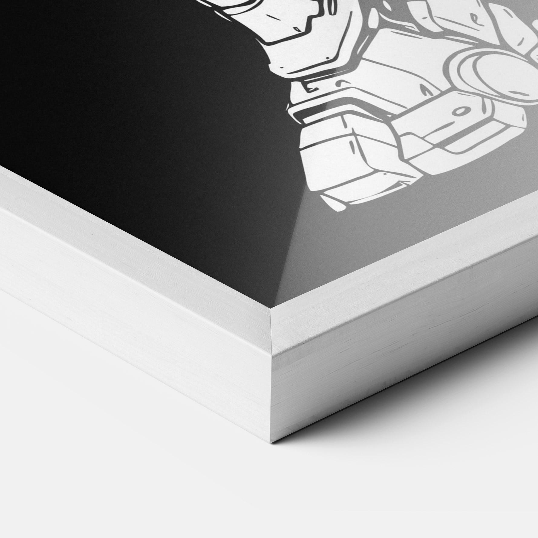 Рамкиран постер Battlefield Robot mockup 3