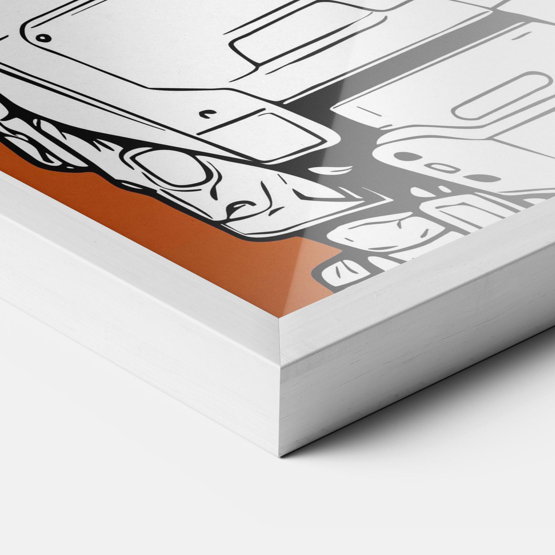 Рамкиран постер Robotech Armor mockup 3