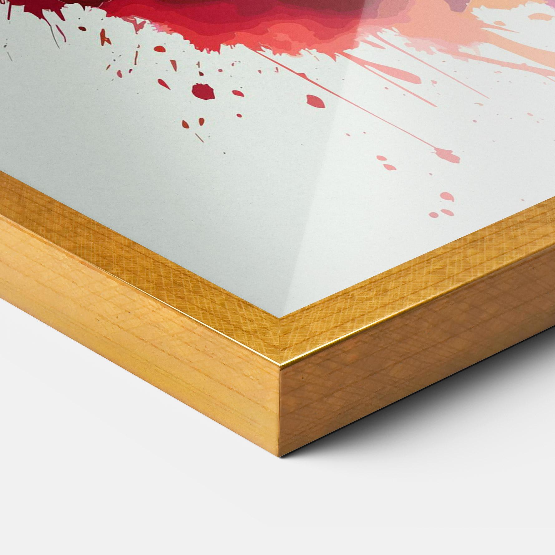 Рамкиран постер Harley Quin mockup 3