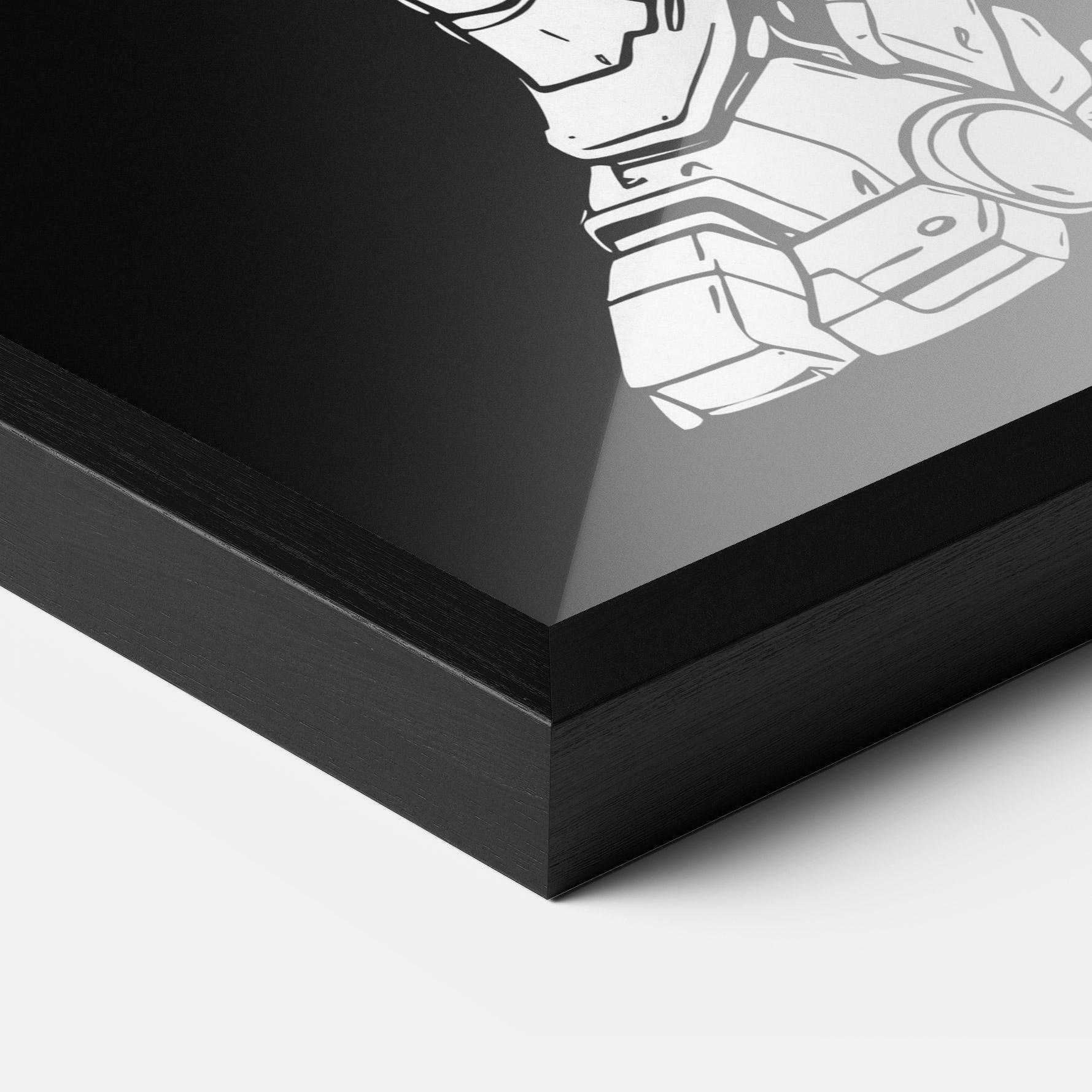 Рамкиран постер Battlefield Robot mockup 3