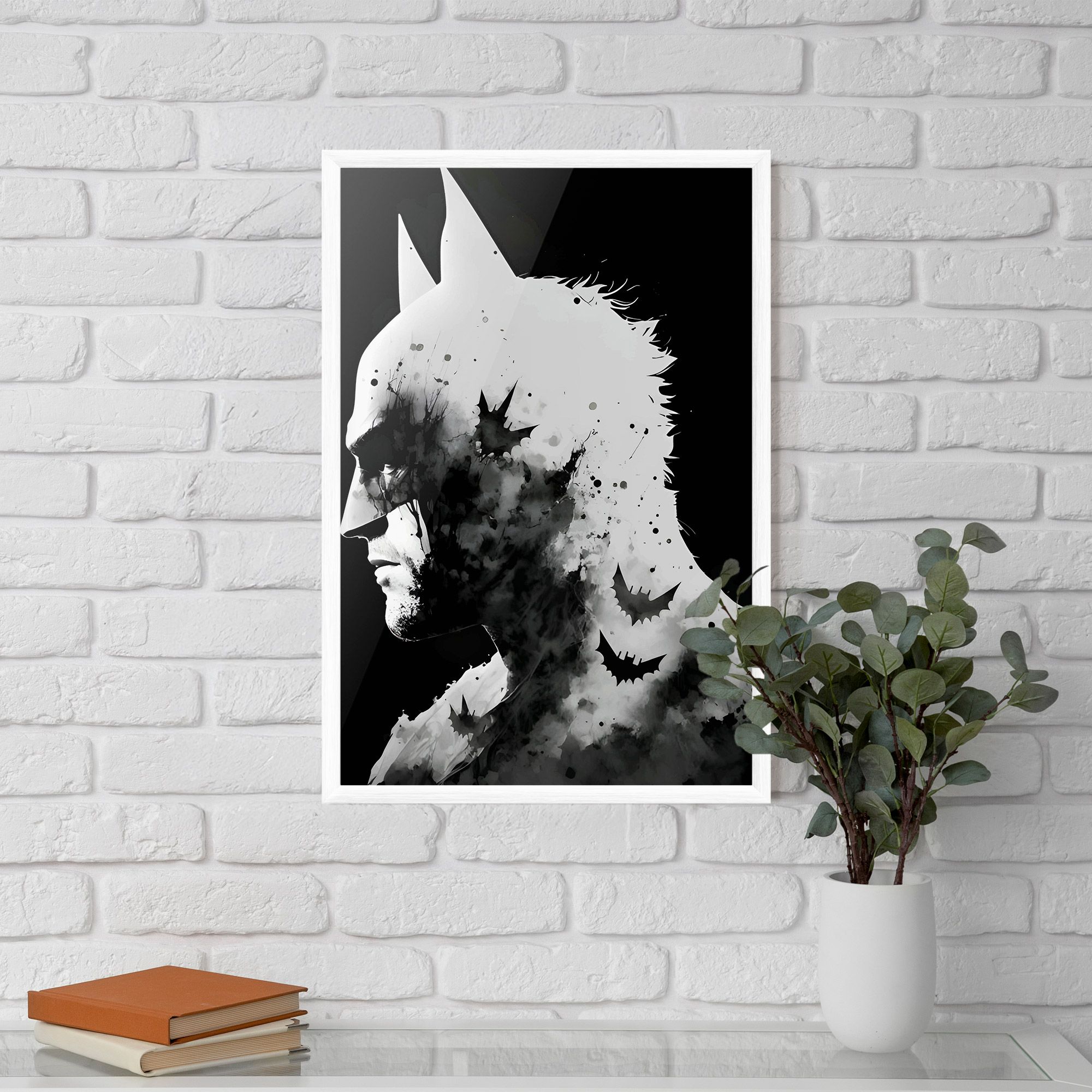 Black White Batman mockup 5