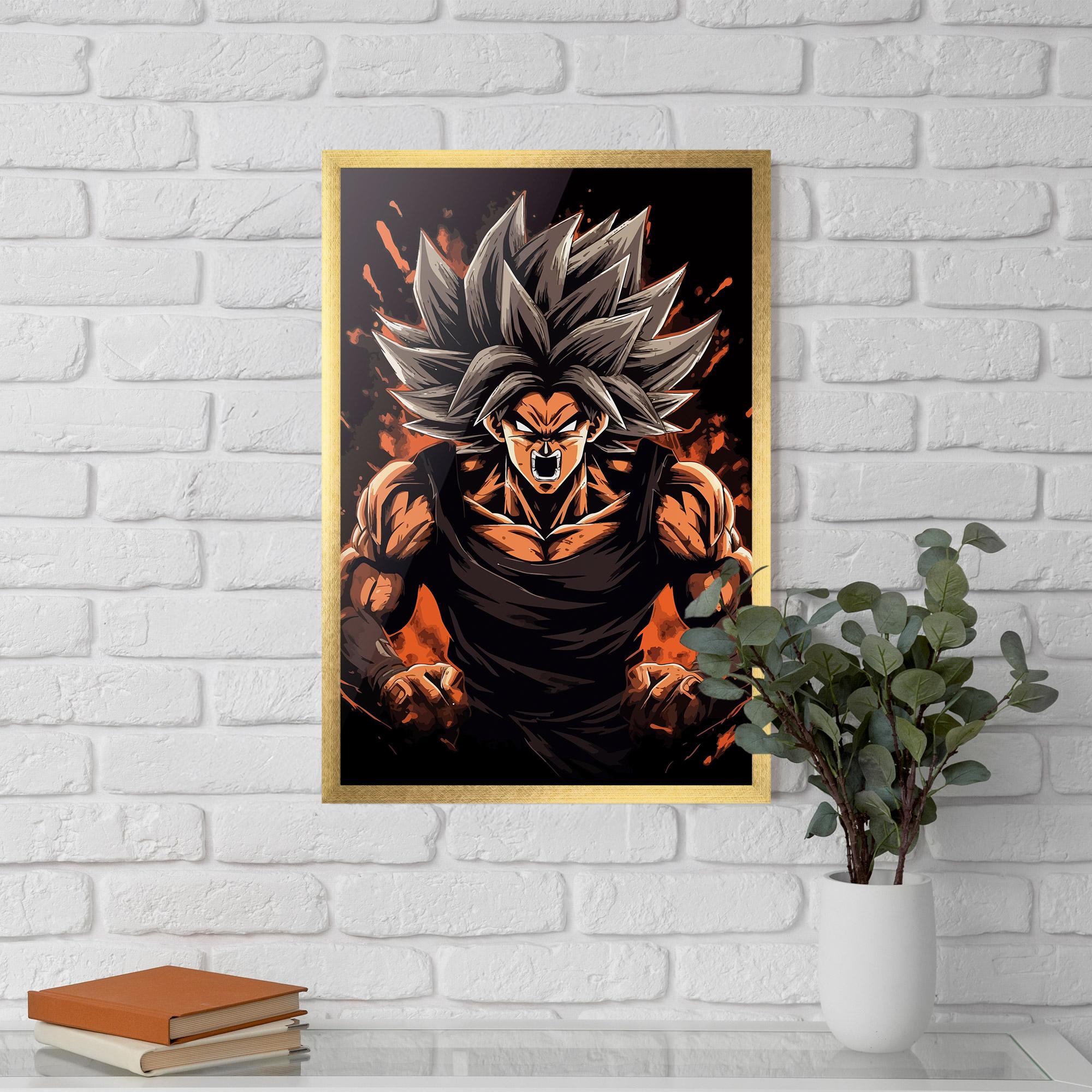 Рамкиран постер Goku mockup 5