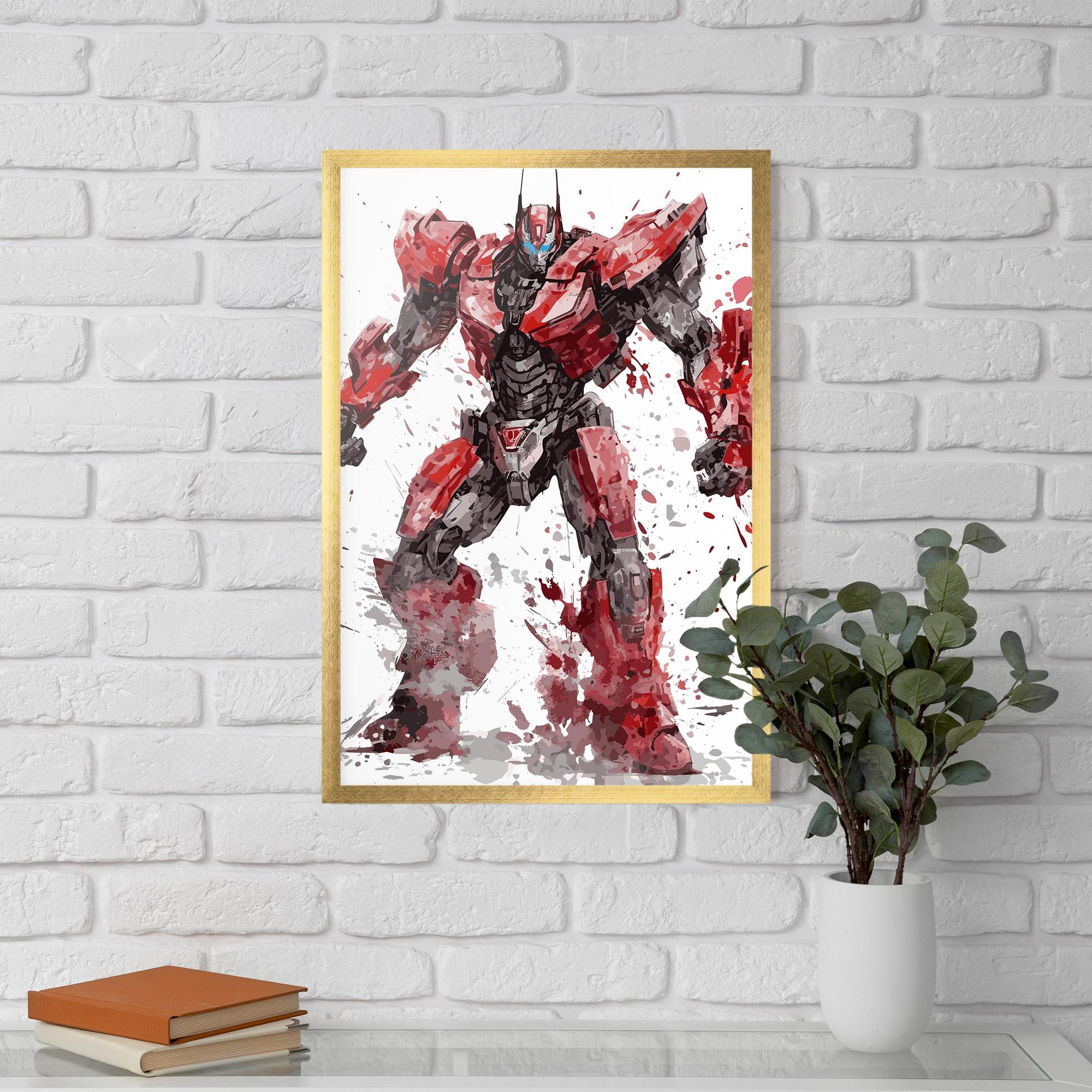 Рамкиран постер Red Sentinel Prime mockup 5