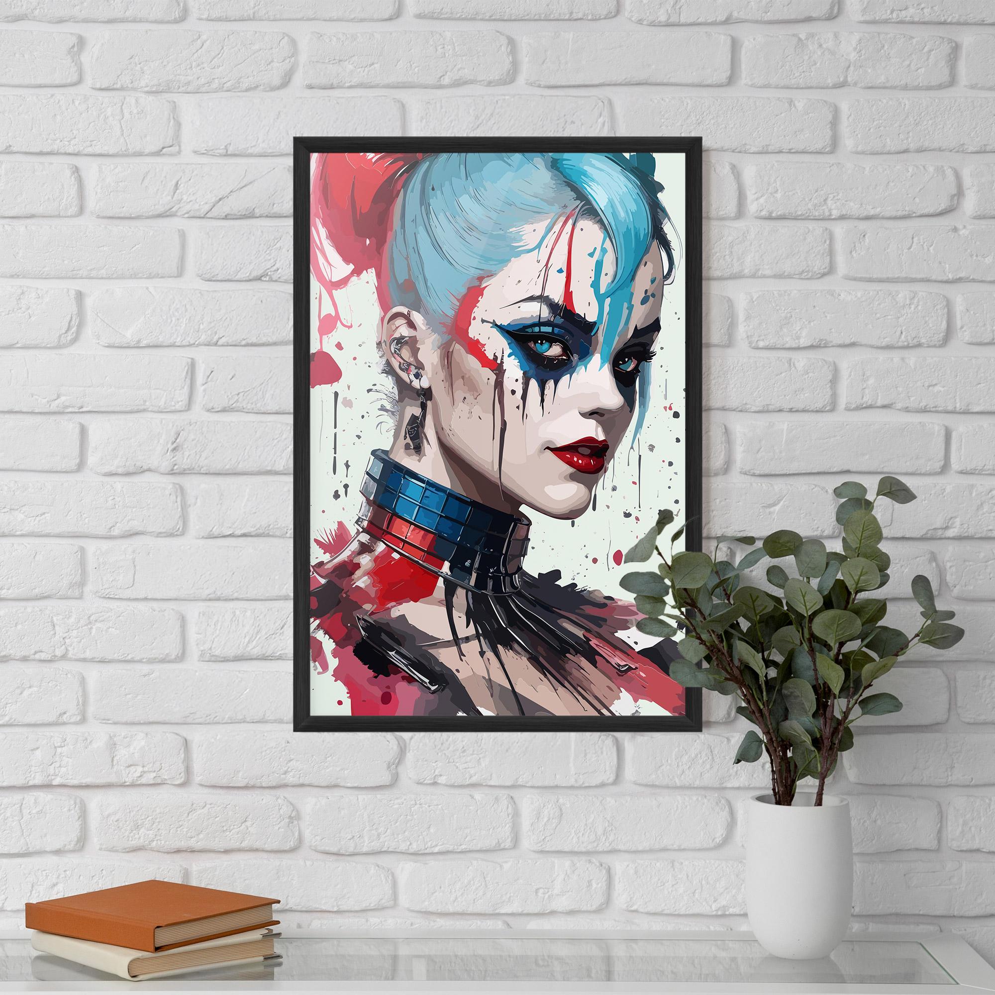 Рамкиран постер Art Harley Quin mockup 5