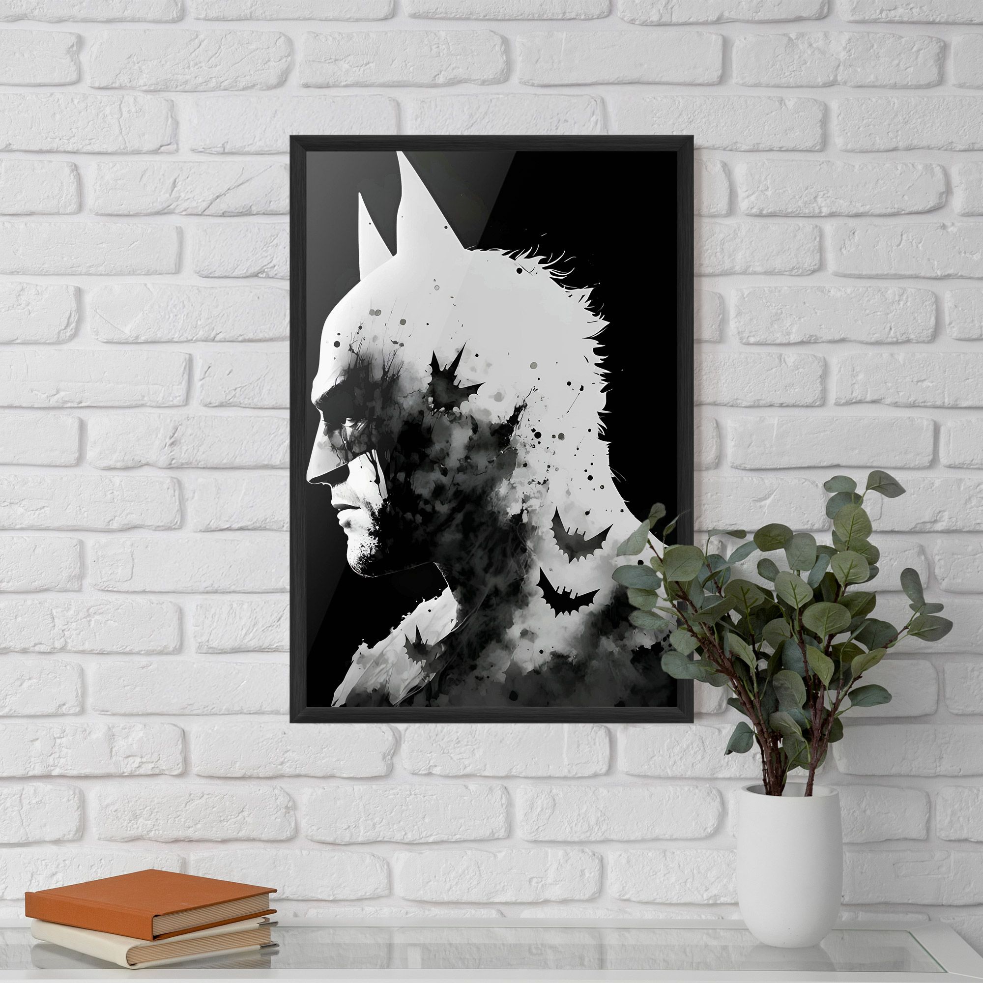 Black White Batman mockup 5