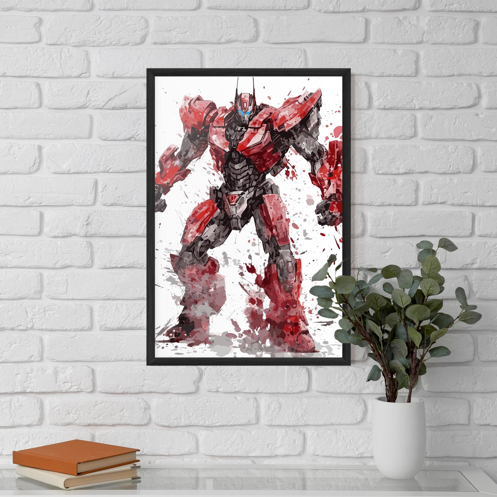 Рамкиран постер Red Sentinel Prime mockup 5