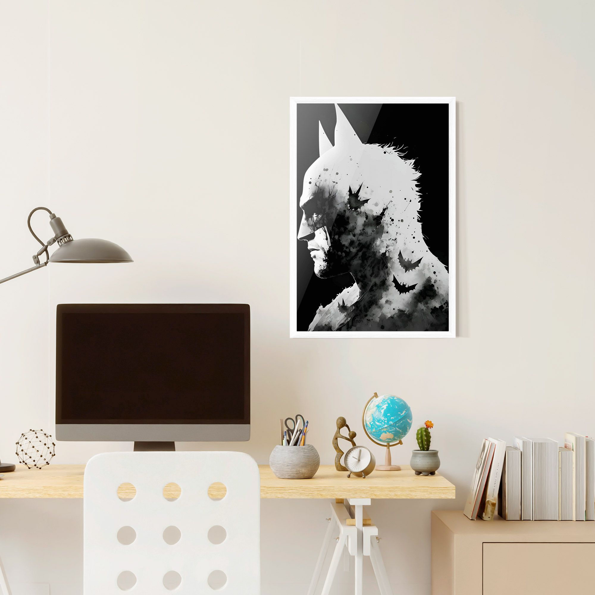 Black White Batman mockup 6