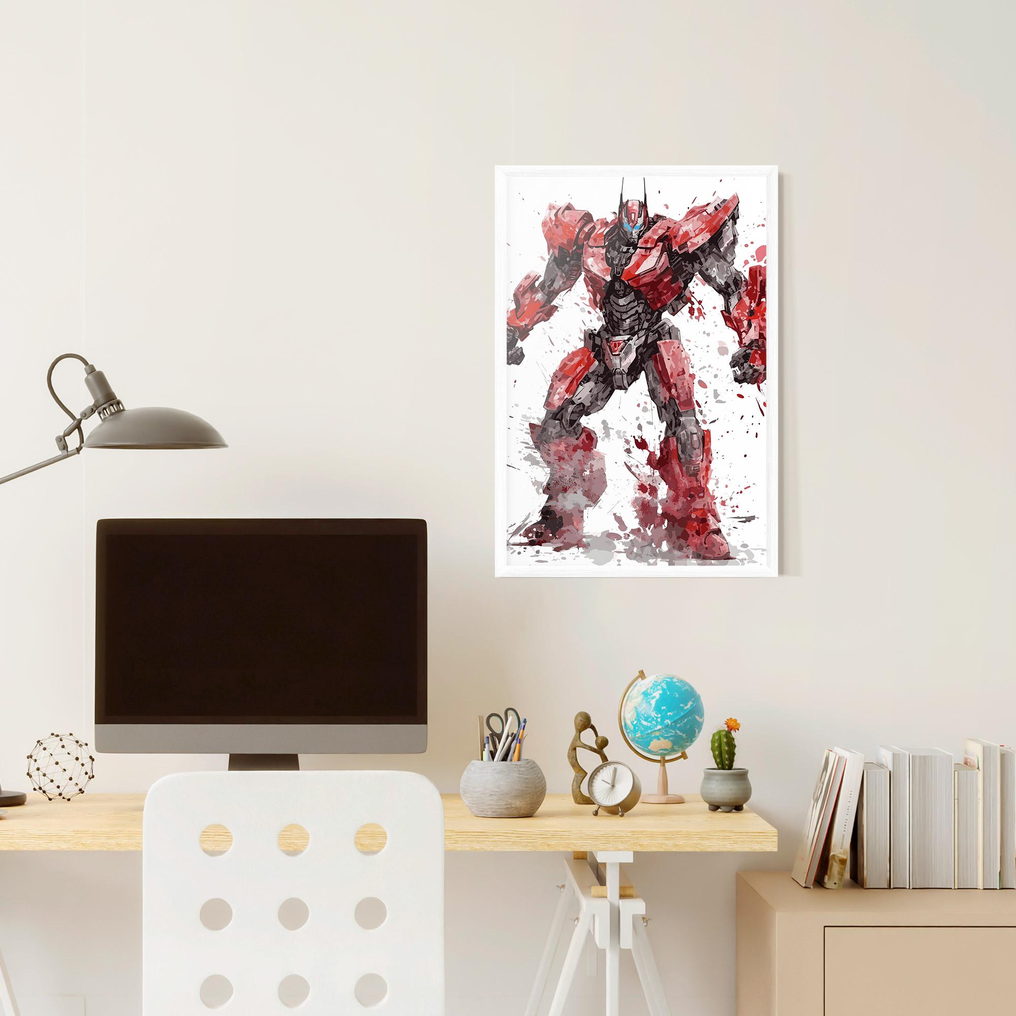 Рамкиран постер Red Sentinel Prime mockup 6