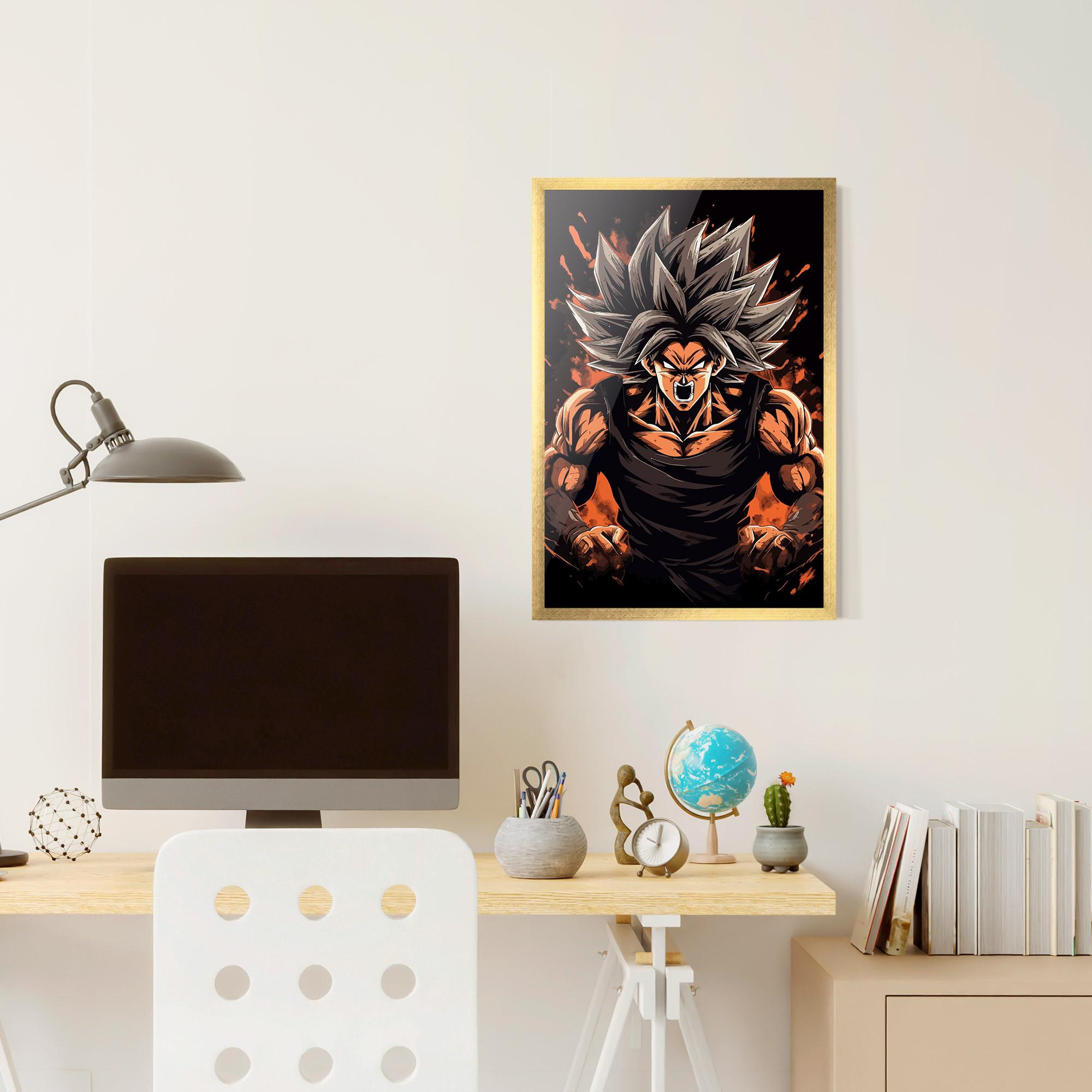Рамкиран постер Goku mockup 6