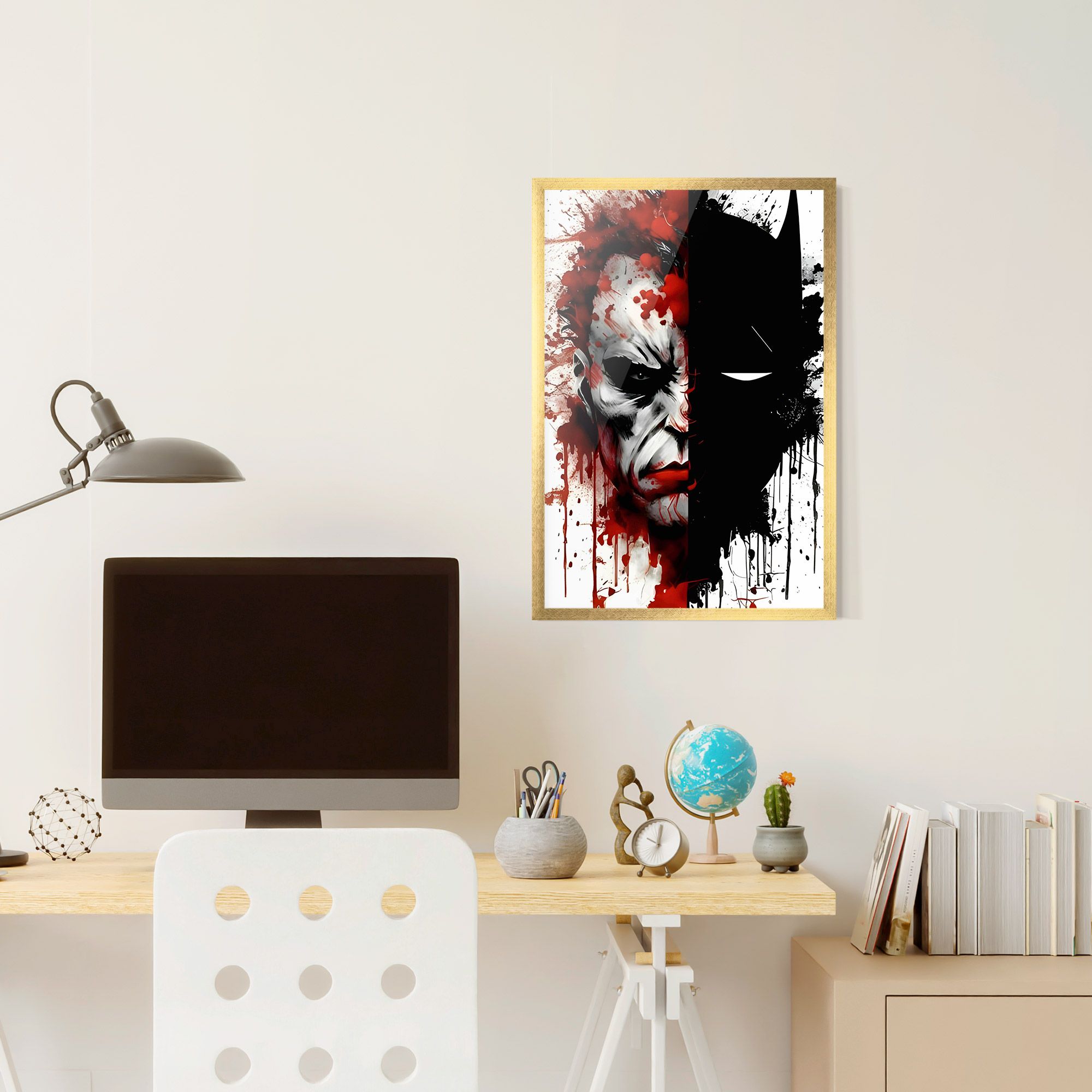 Half Batman mockup 6