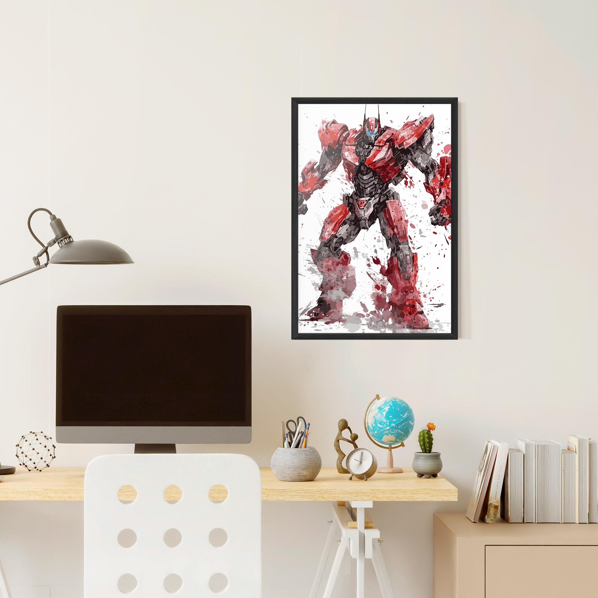 Рамкиран постер Red Sentinel Prime mockup 6