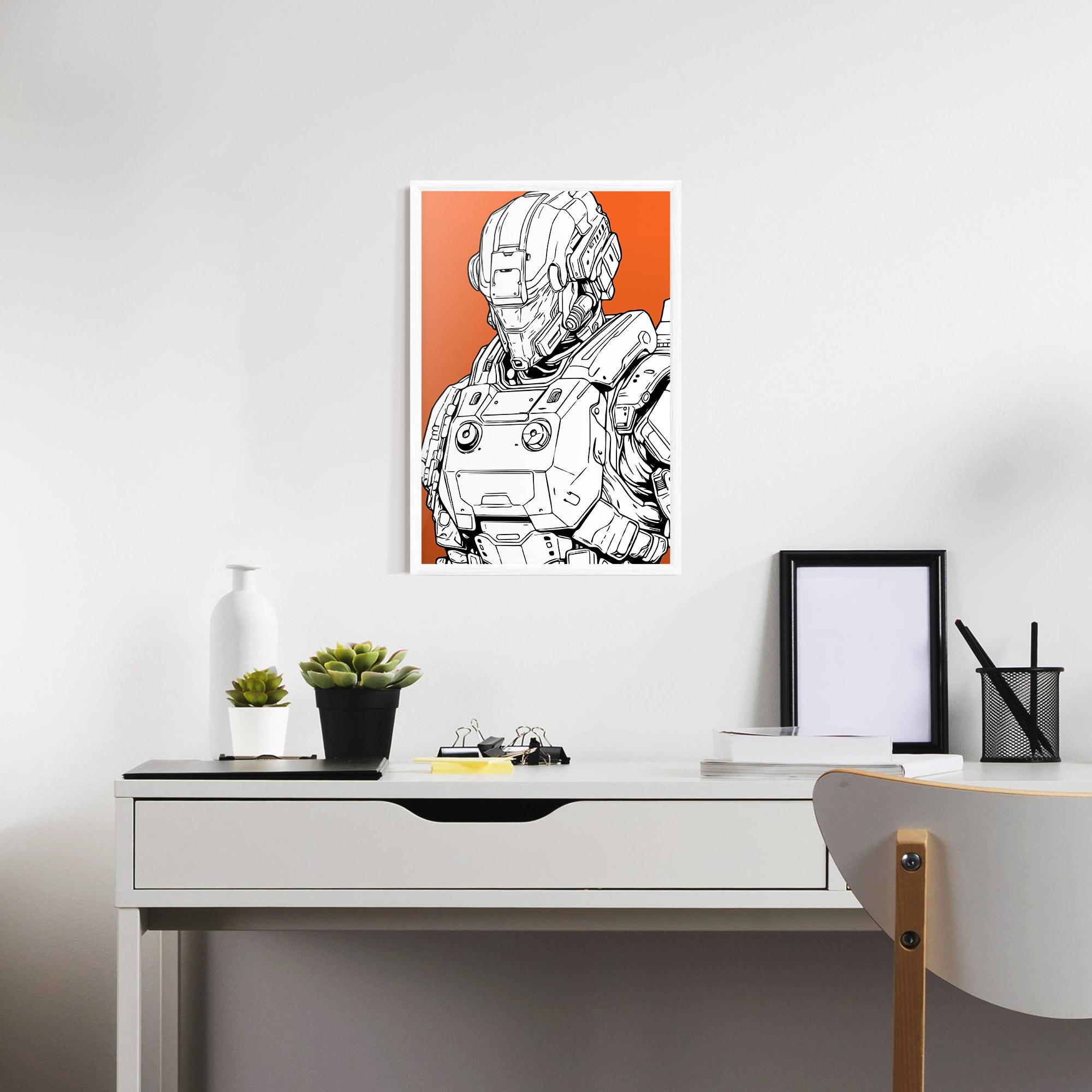 Рамкиран постер Robotech Armor mockup 7