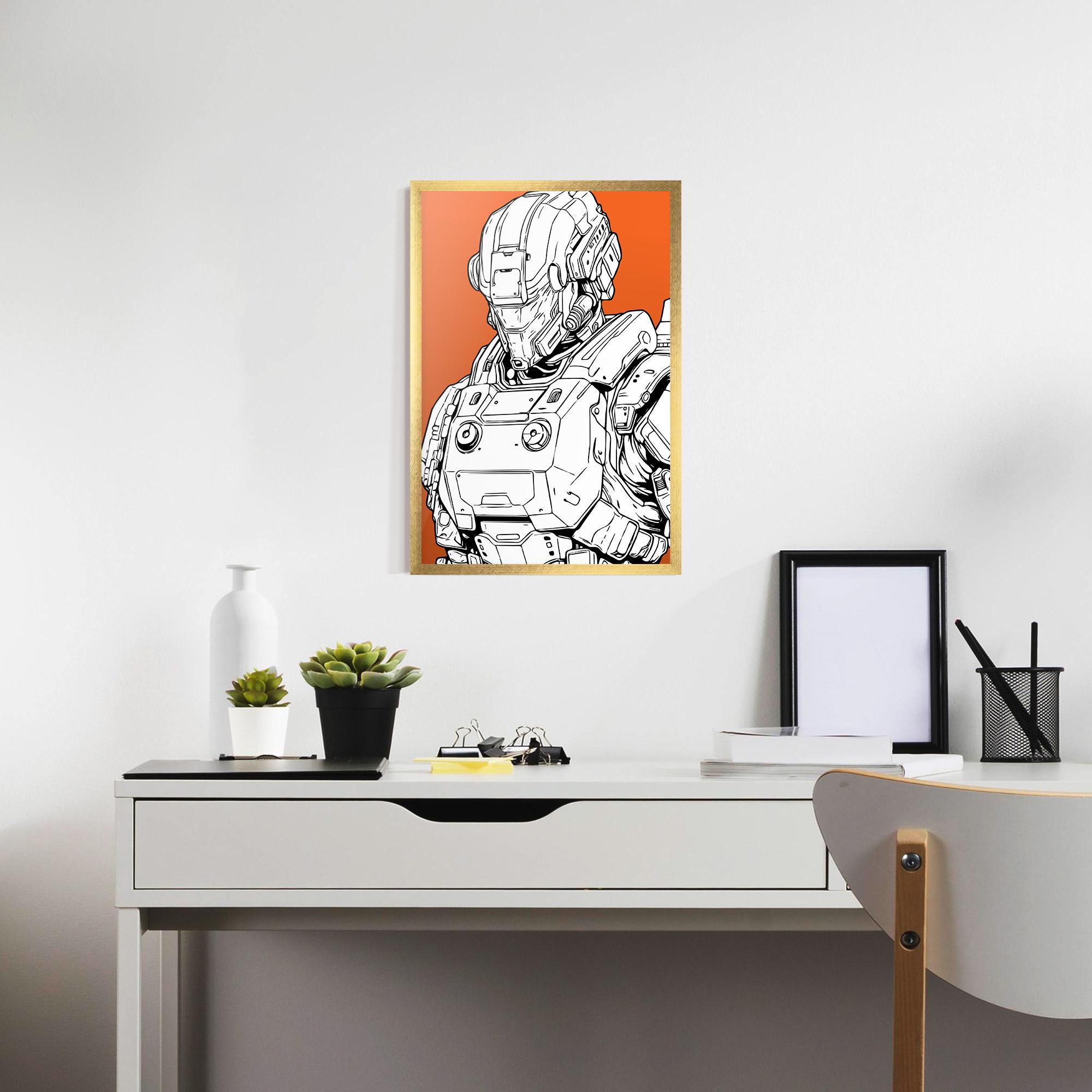 Рамкиран постер Robotech Armor mockup 7