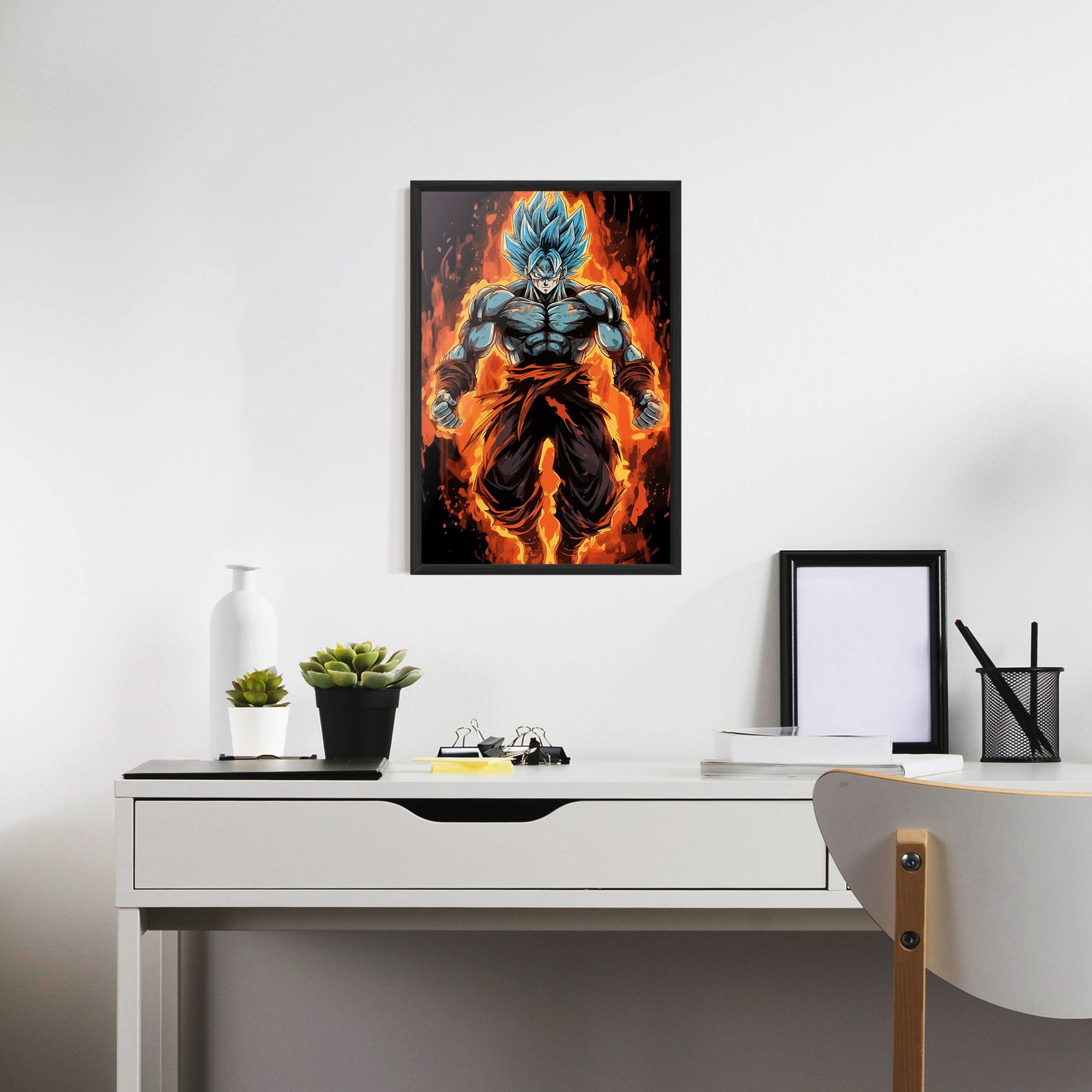 Goku On Fire mockup 7