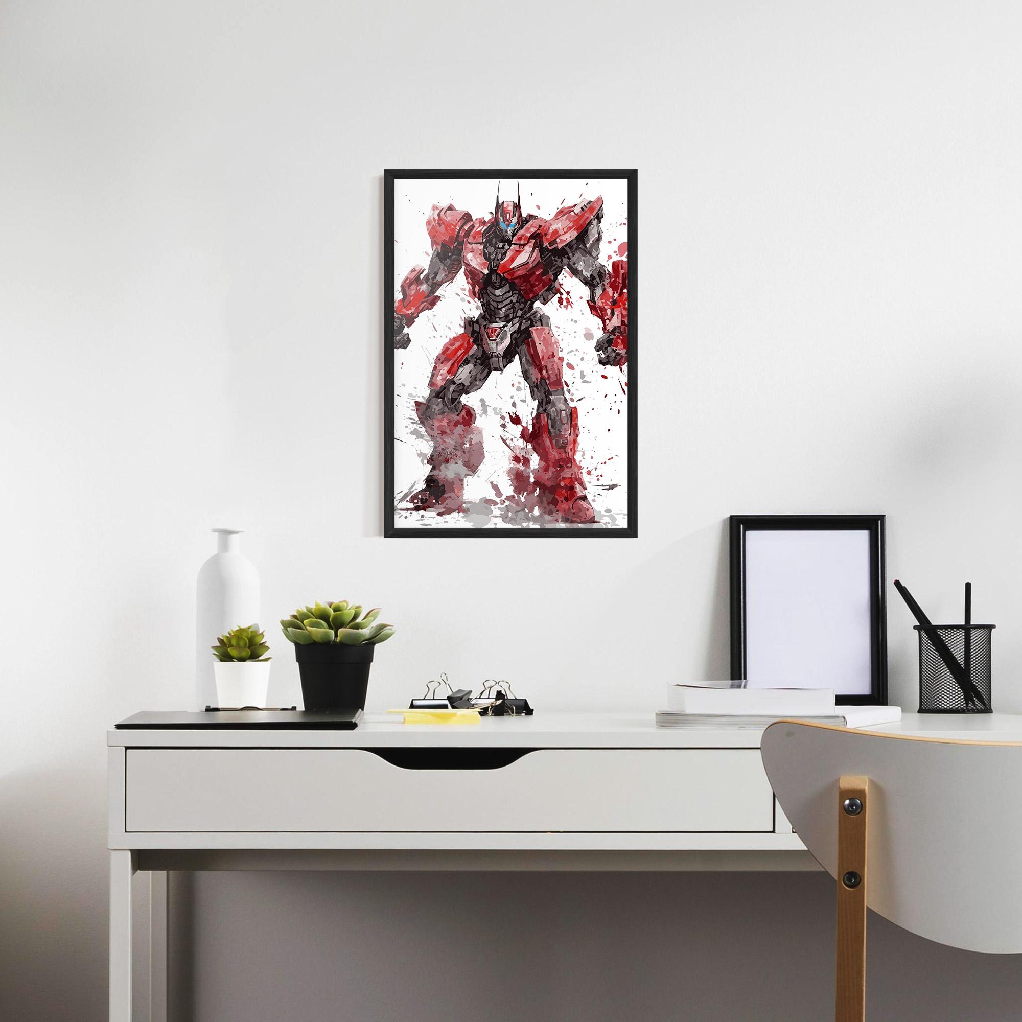 Рамкиран постер Red Sentinel Prime mockup 7