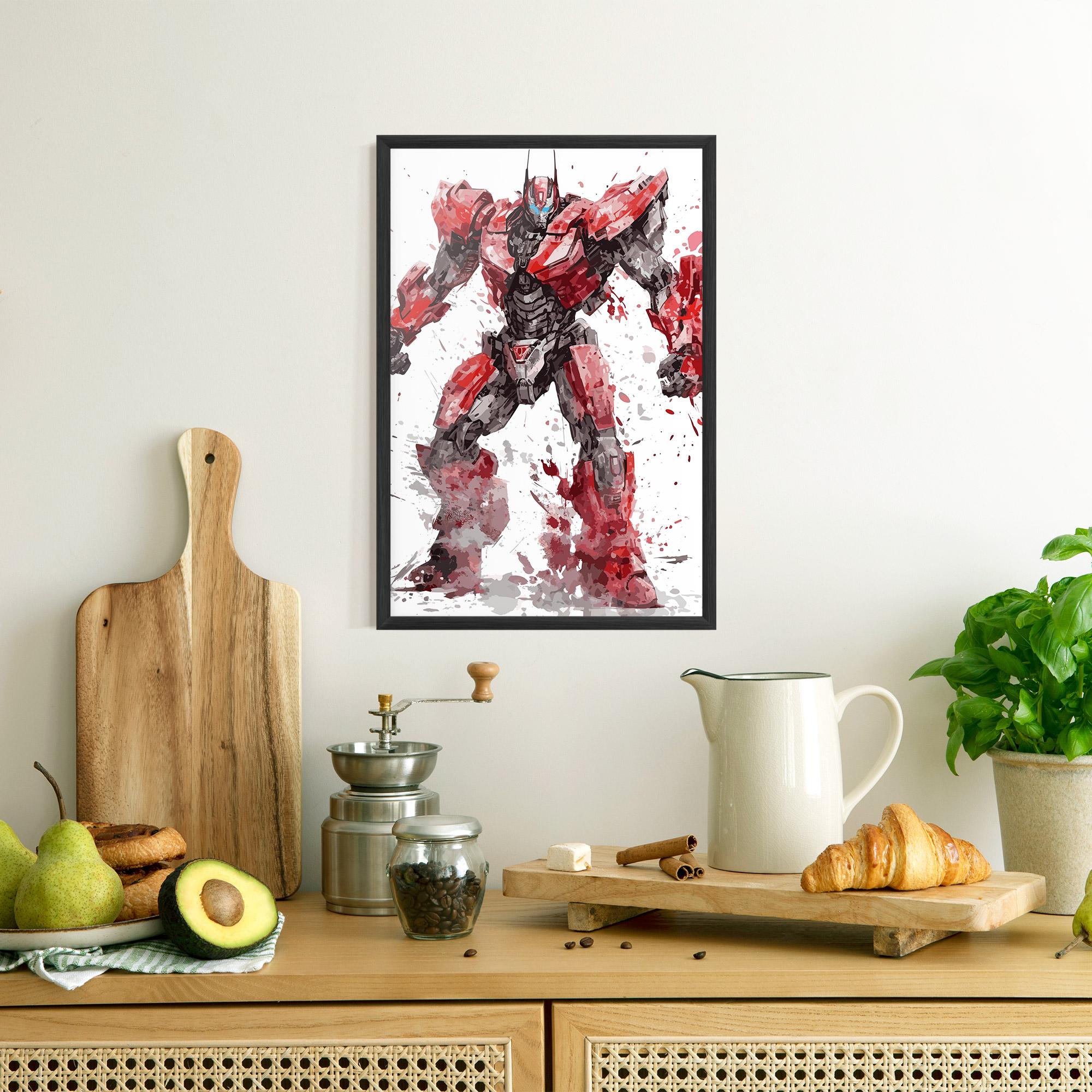 Рамкиран постер Red Sentinel Prime mockup 8