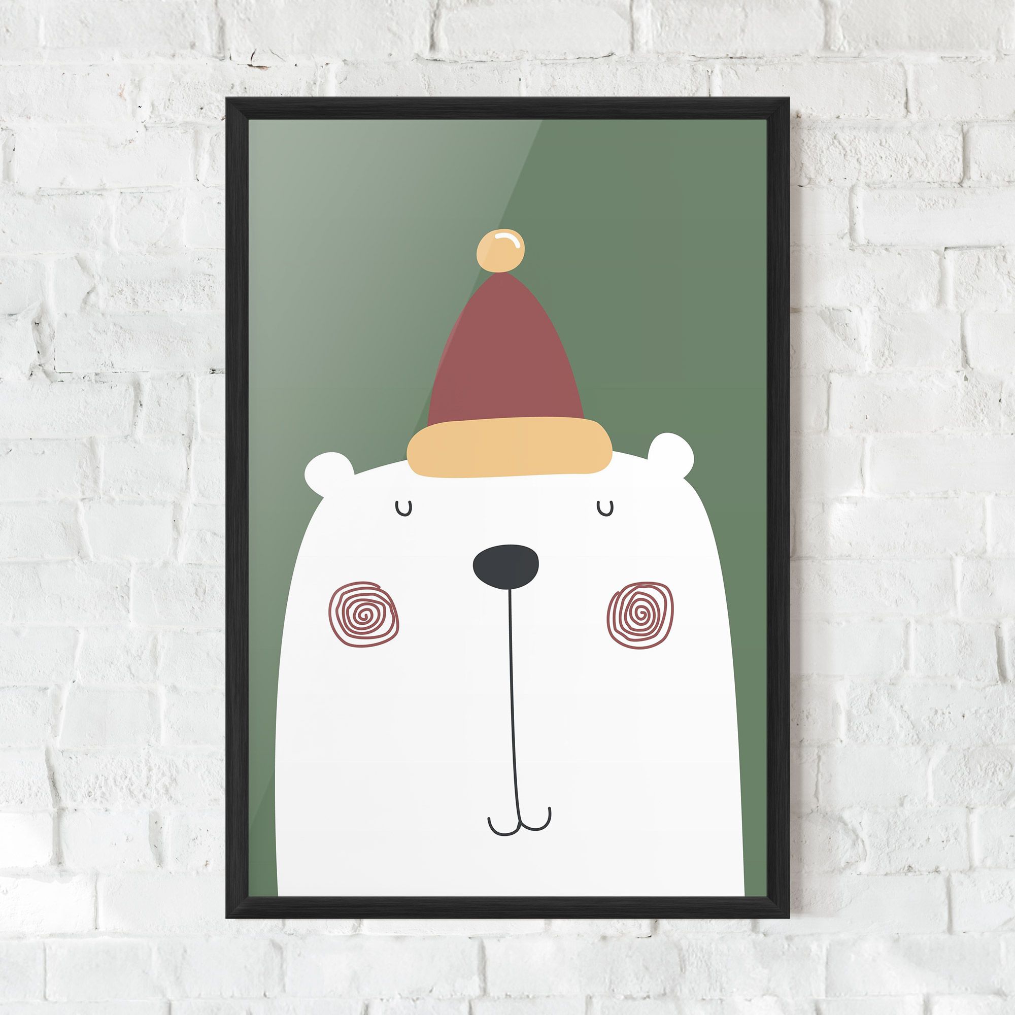Cute Icebear Drawing mockup 0