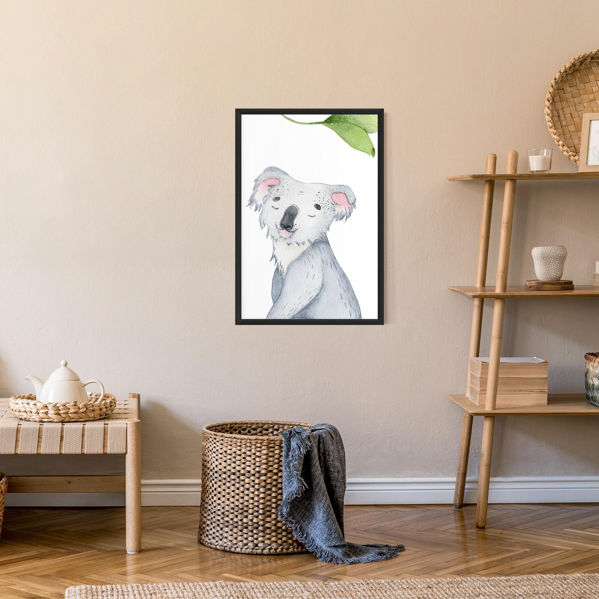 Рамкиран постер Baby Koala mockup 9